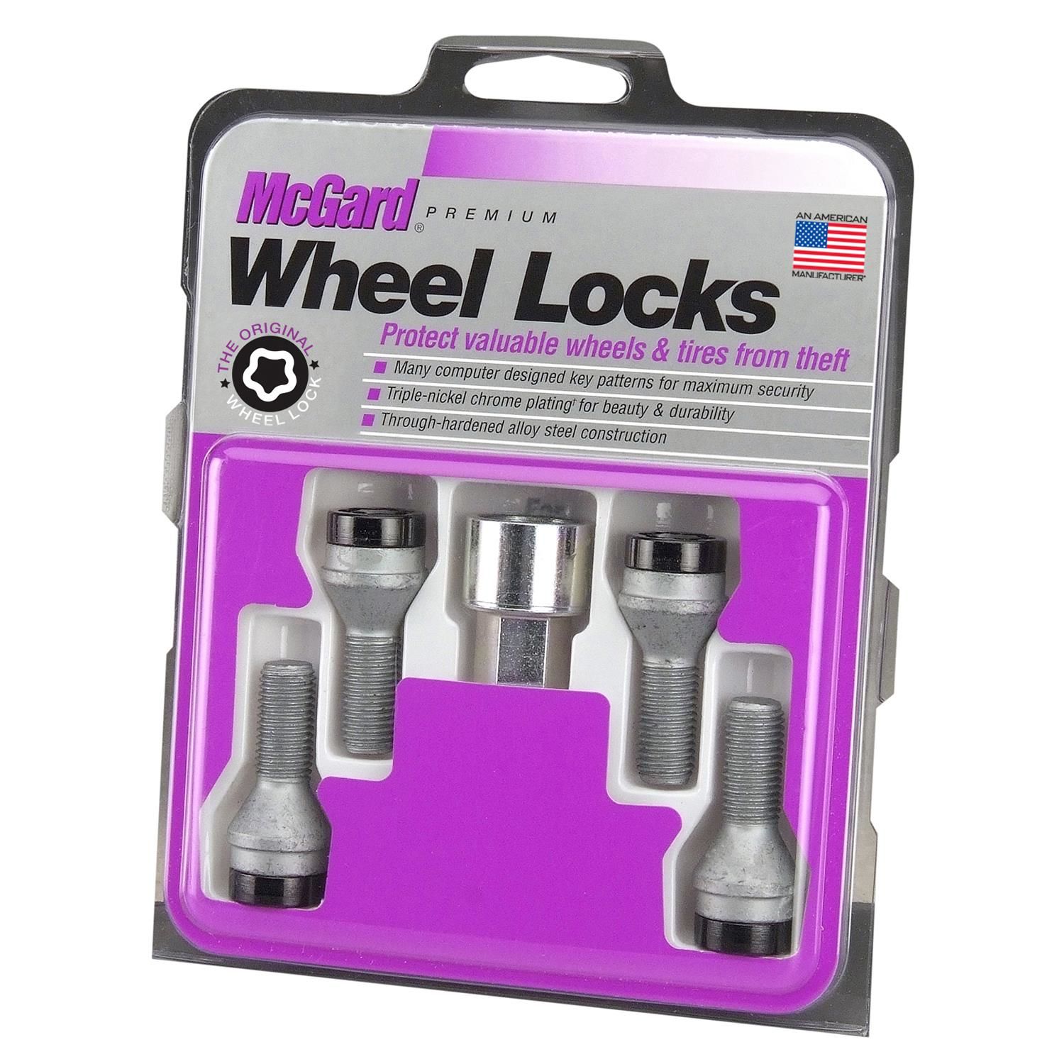 McGard Wheel Lock Key Locking Lug Nuts 5 Piece 27326 | AutoZone