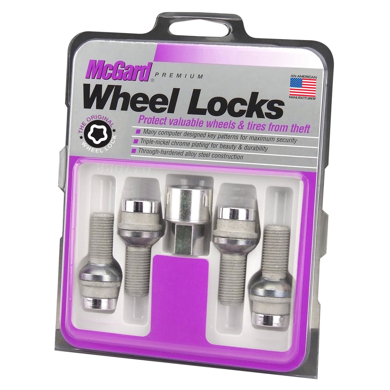 McGard Wheel Lock Key Locking Lug Nuts 5 Piece 28032 | AutoZone