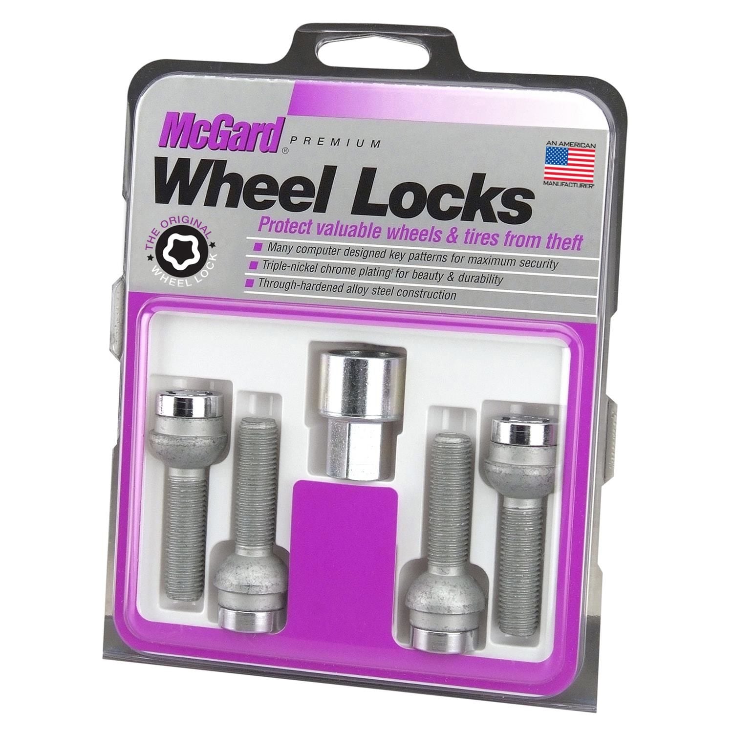 McGard Wheel Lock Key Locking Lug Nuts 5 Piece 28174 | AutoZone