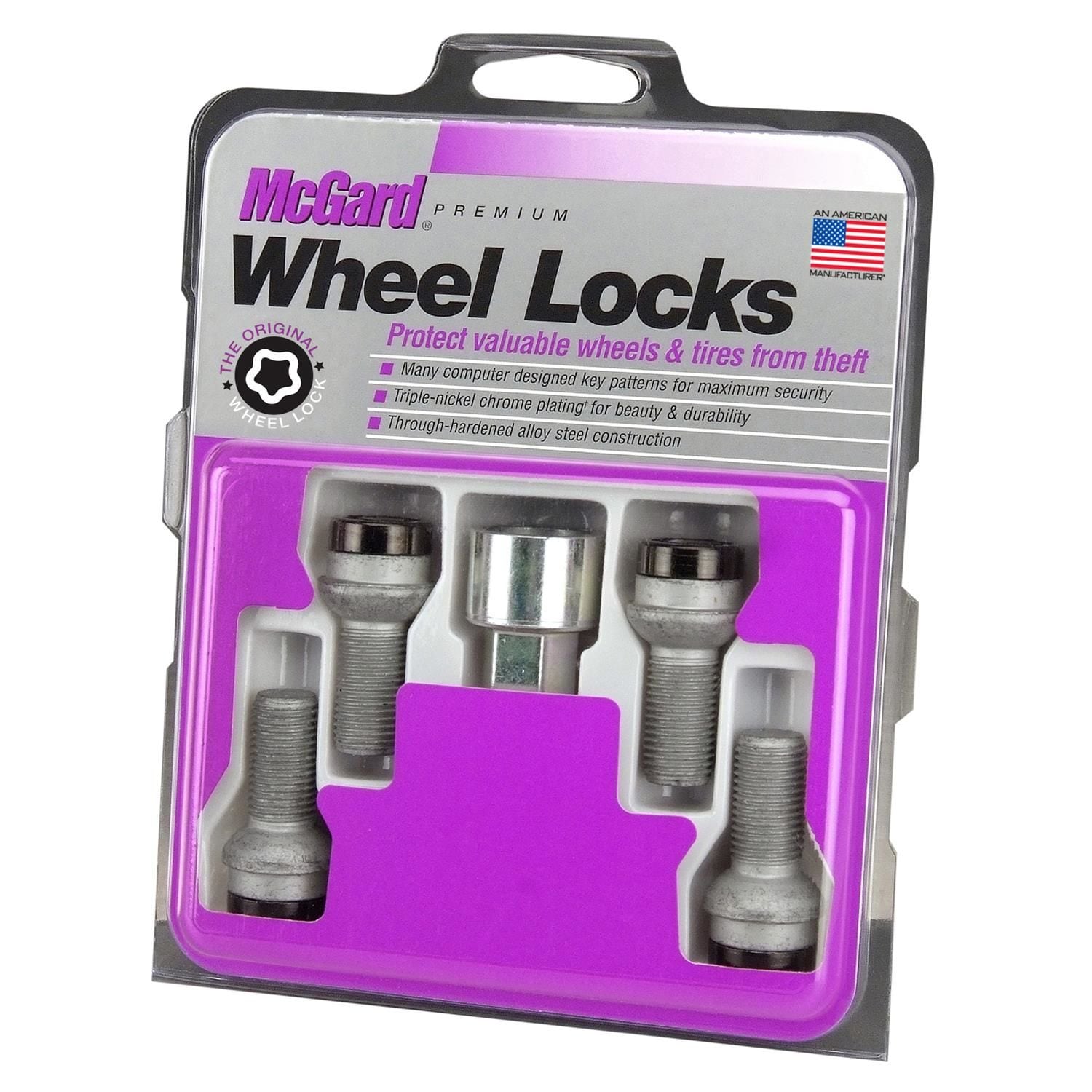 McGard Wheel Lock Key Locking Lug Nuts 5 Piece 28318 | AutoZone