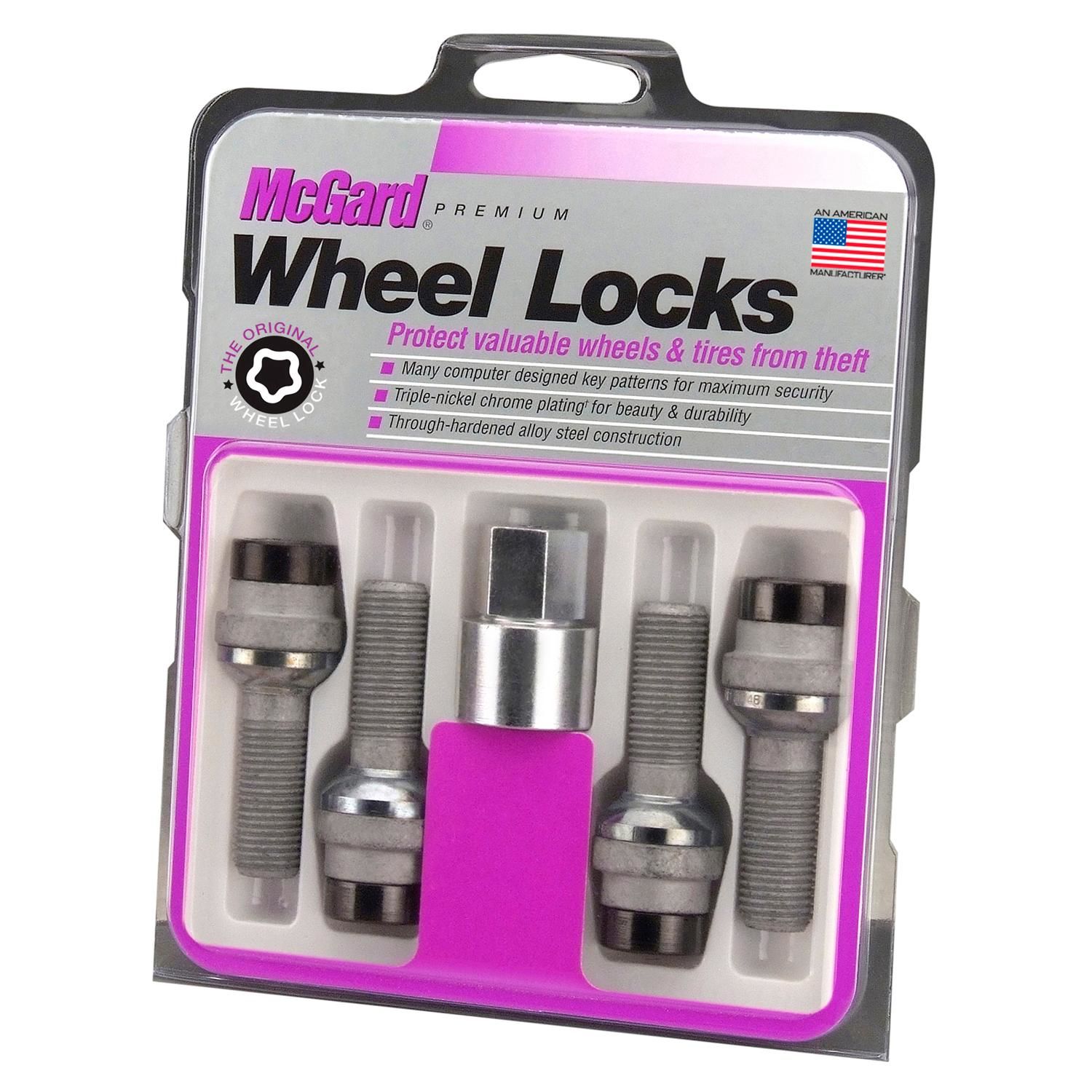 McGard Wheel Lock Key Locking Lug Nuts 5 Piece 28332 | AutoZone