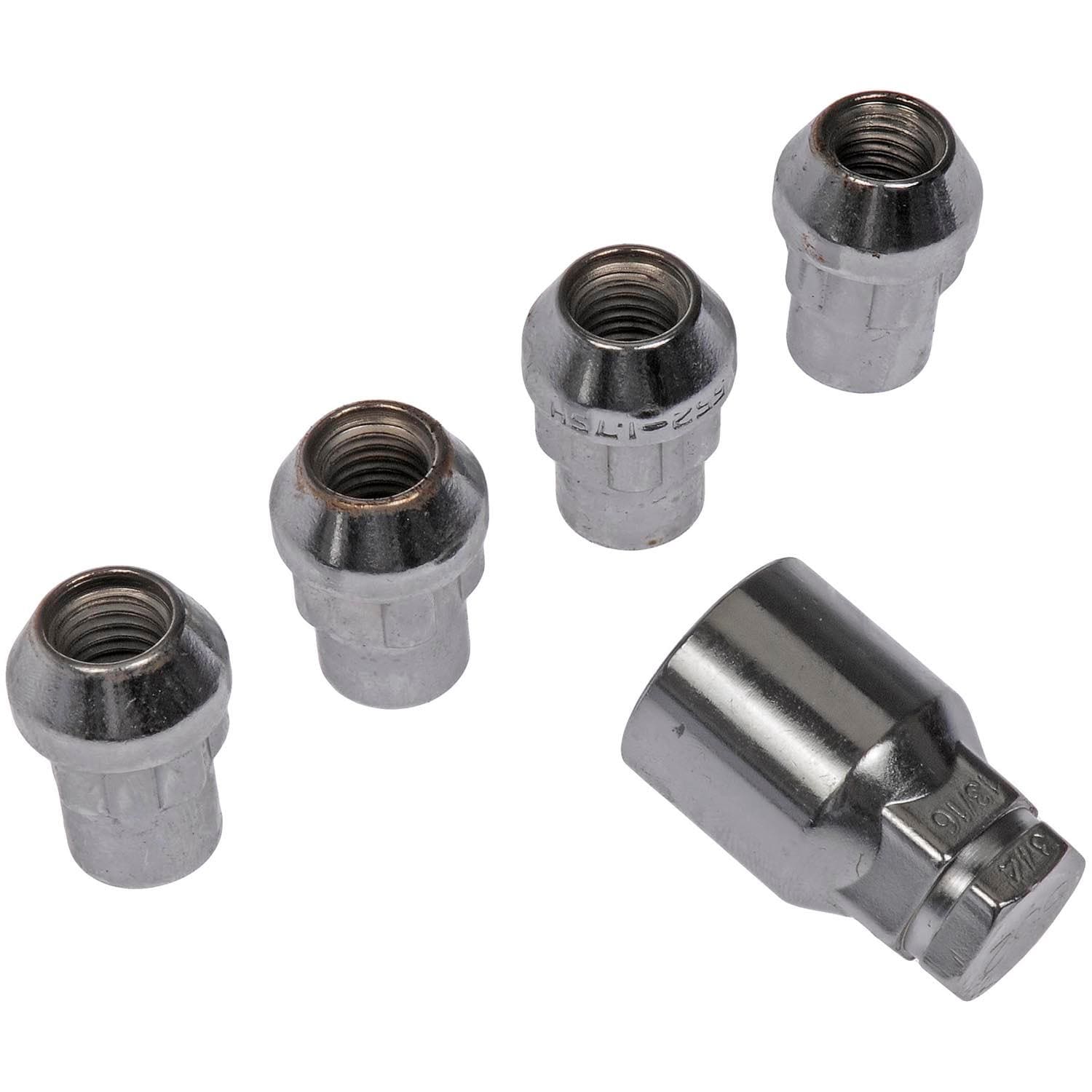 Dorman Wheel Lock Key Locking Lug Nuts 5 Piece 711-728 for Chevrolet Silverado 3500