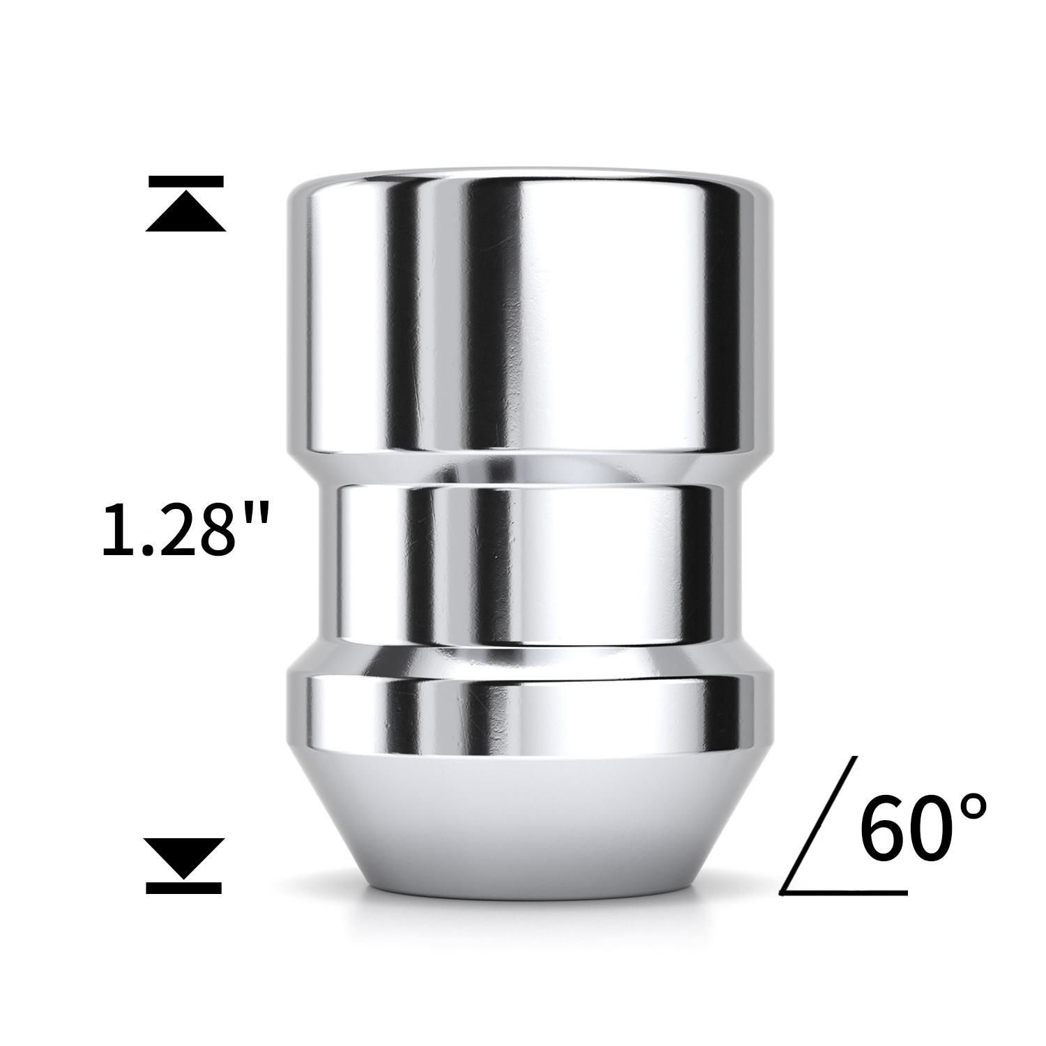 White Knight Wheel Lock Set 140610S for Hyundai Elantra