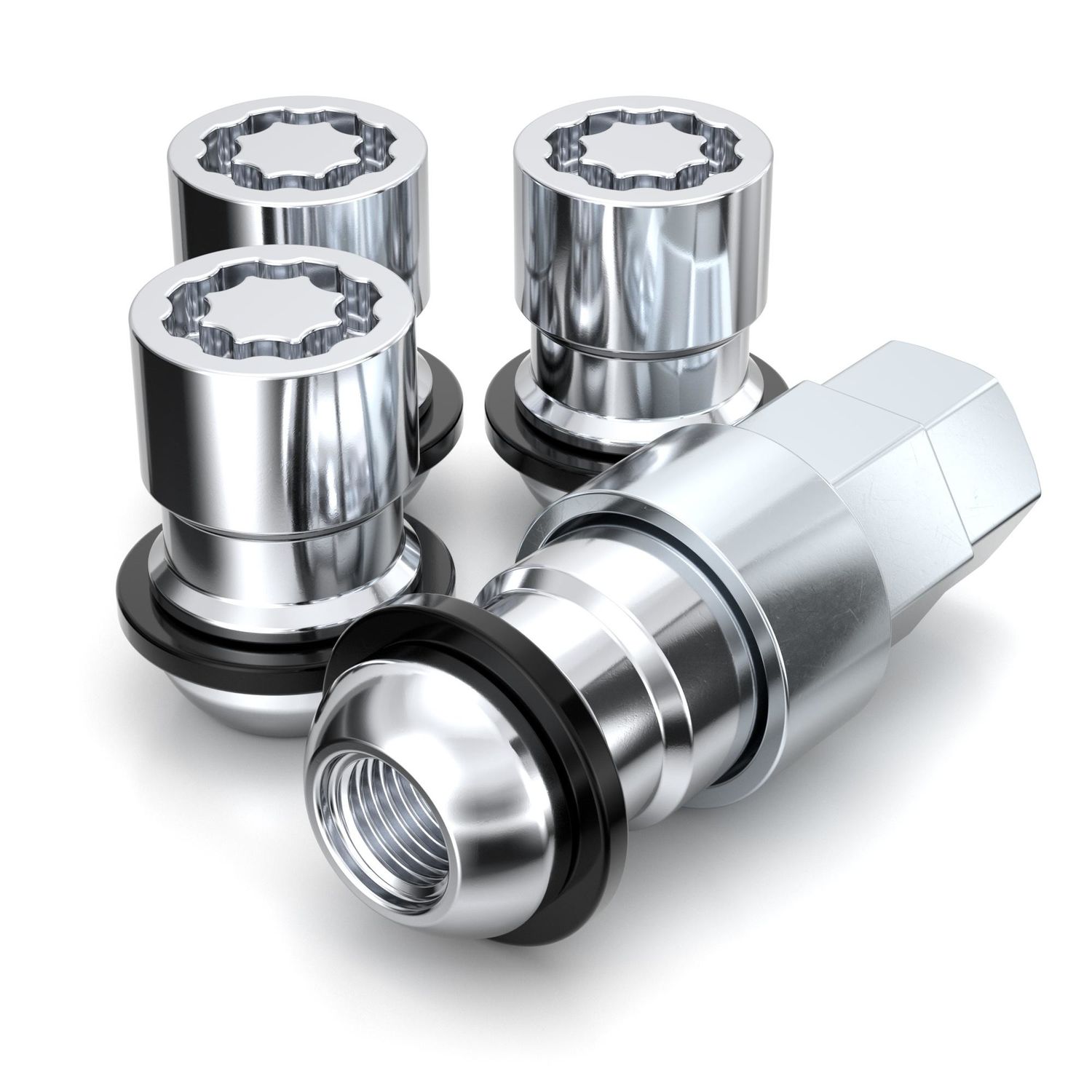 White Knight Wheel Lock Set 401907WR | AutoZone