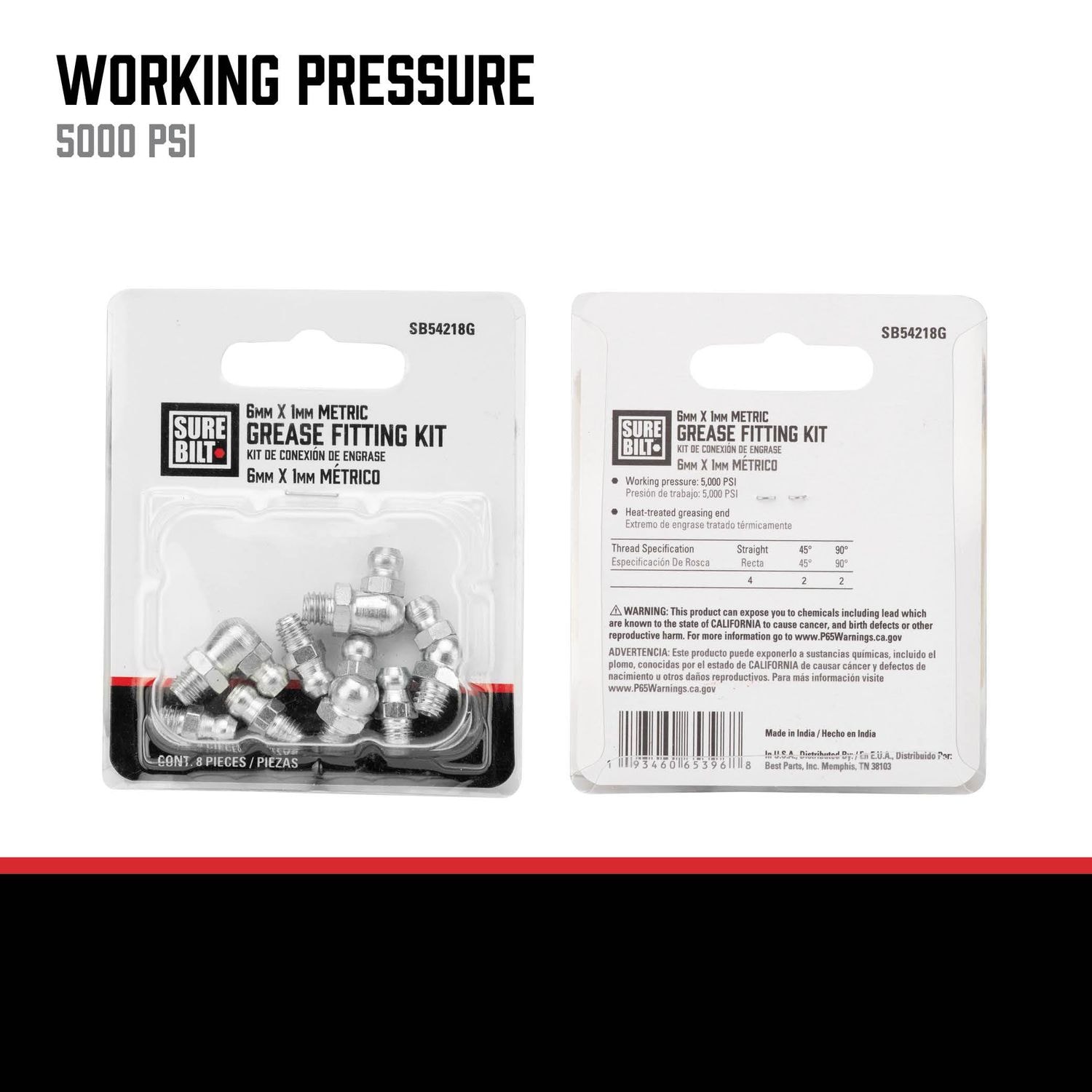 SureBilt Grease Fitting SB54218G | AutoZone