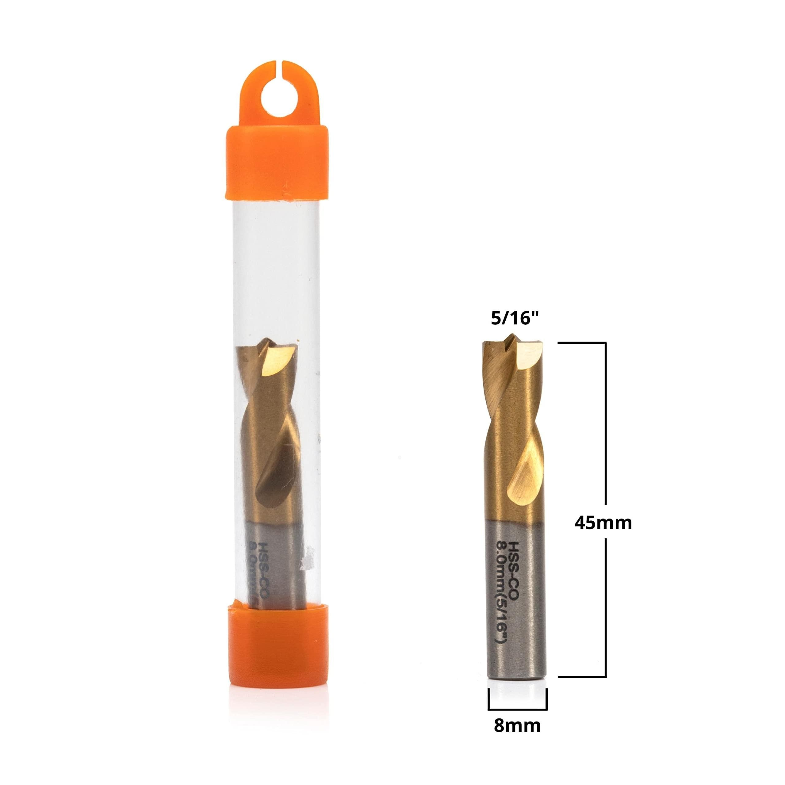 NEIKO 8mm (5/16in) High Speed Cobalt Steel with Titanium Coating