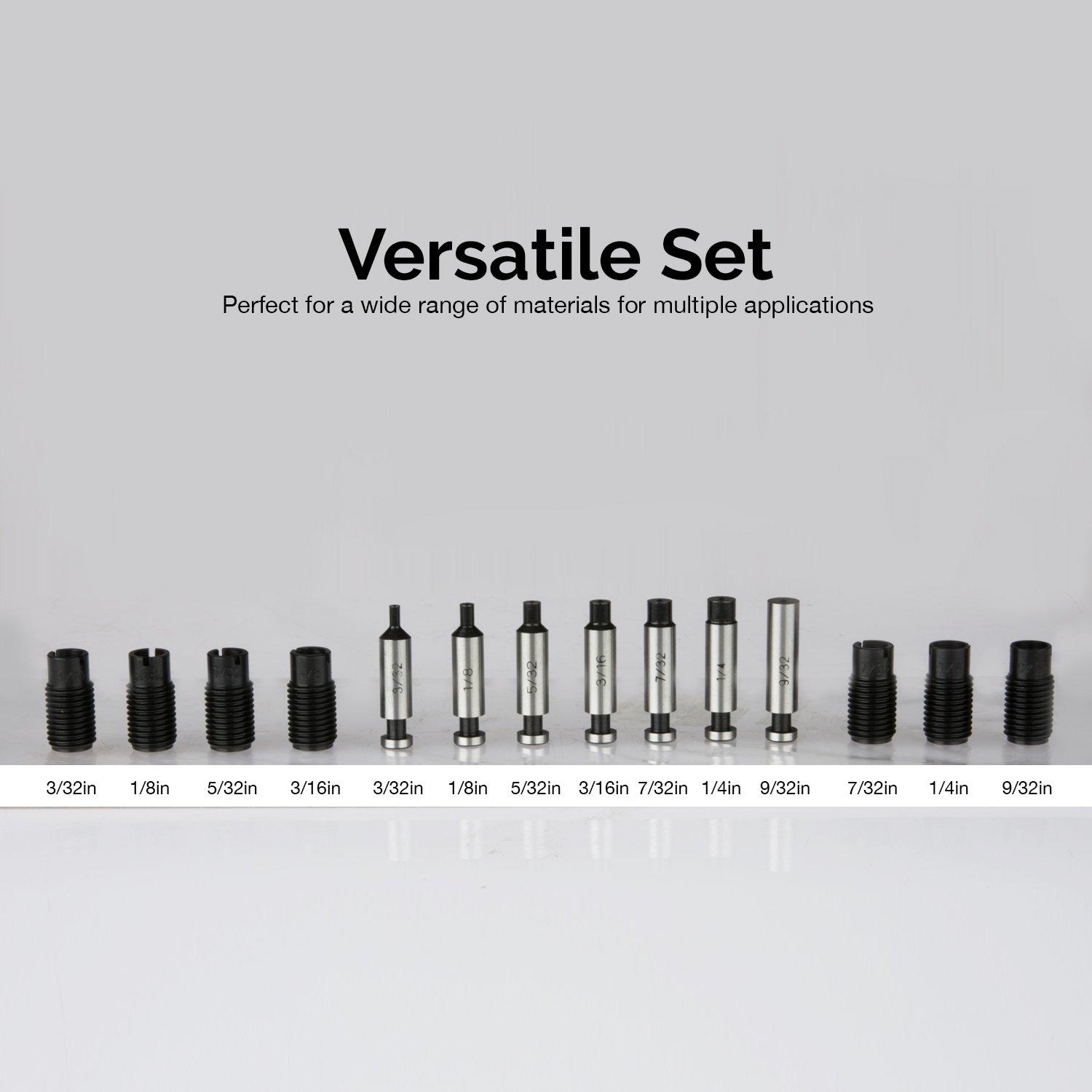 NEIKO 3/32in x 9/32in, Cr-V, Hand Held Power Punch and Sheet Metal