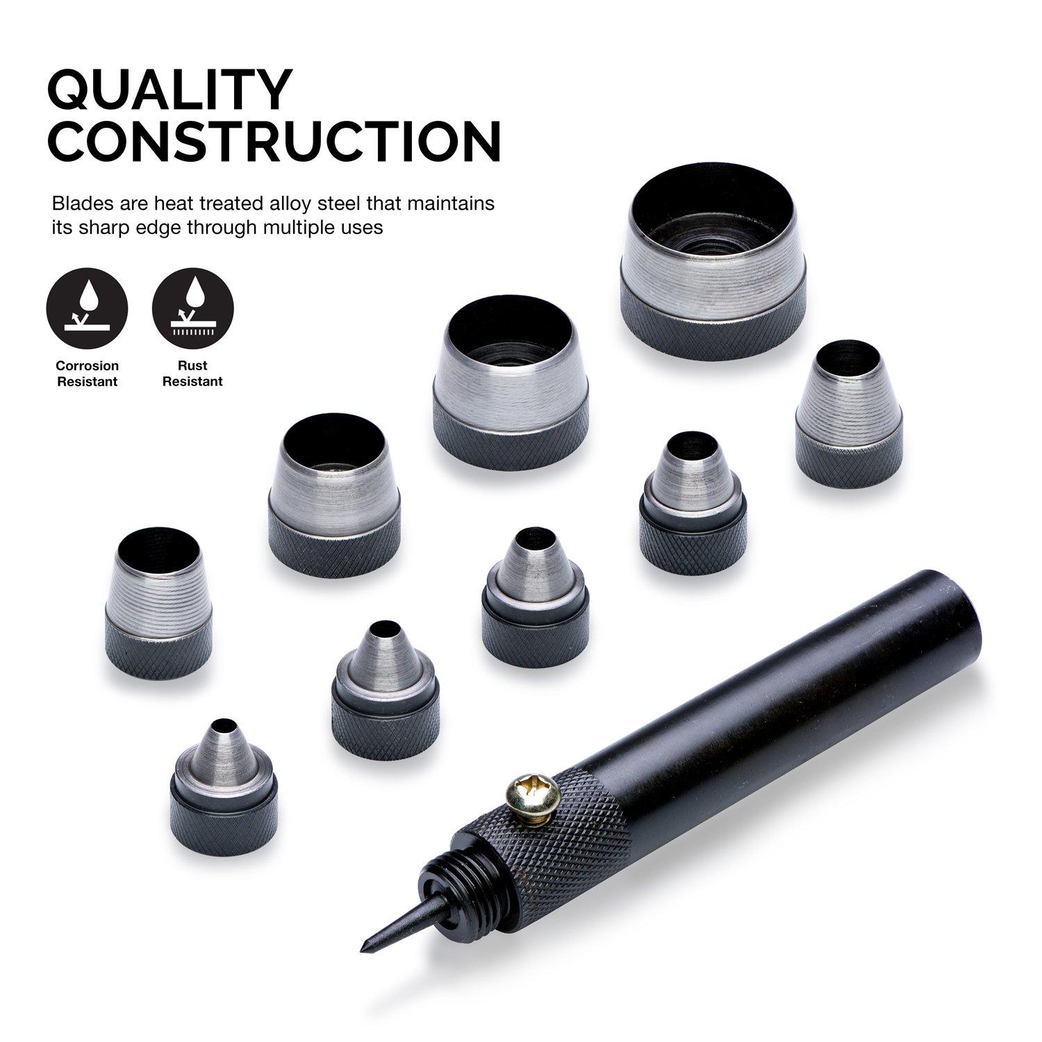 NEIKO Gasket Maker Interchangeable Large Hollow Hole Punch Tool
