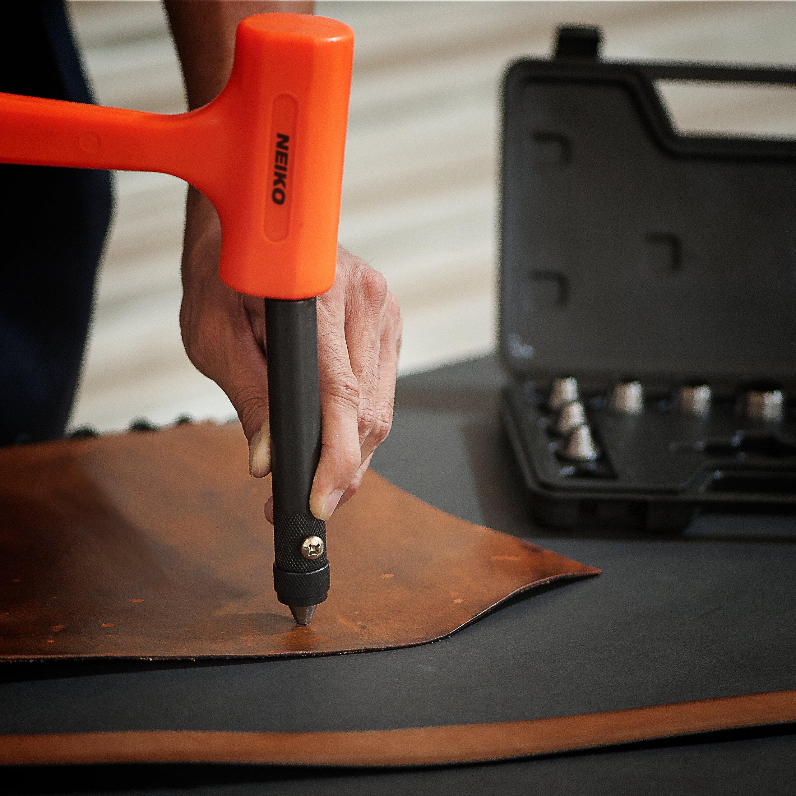 NEIKO Gasket Maker Interchangeable Large Hollow Hole Punch Tool