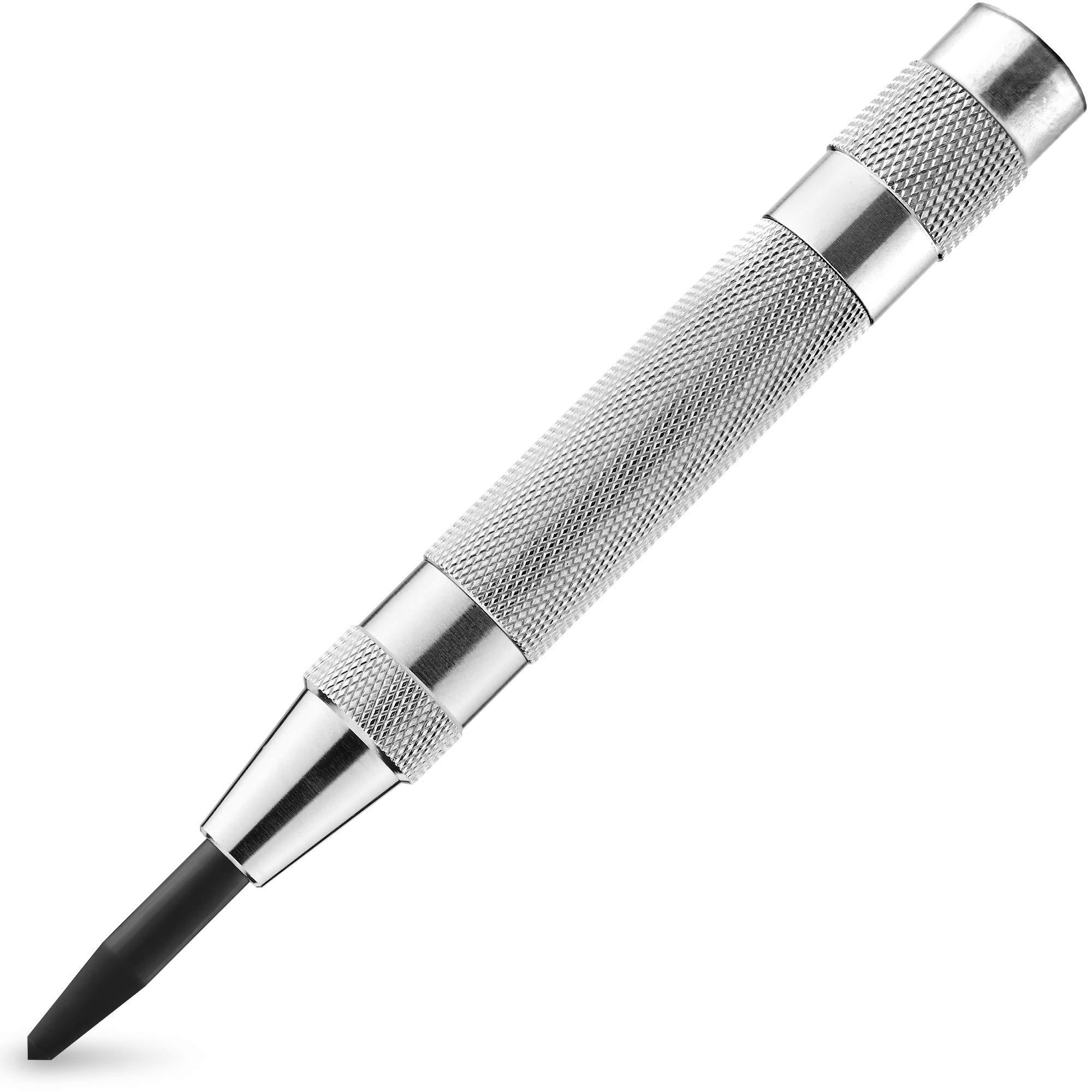 NEIKO 6in Automatic Center Hole Punch, Adjustable One-Handed