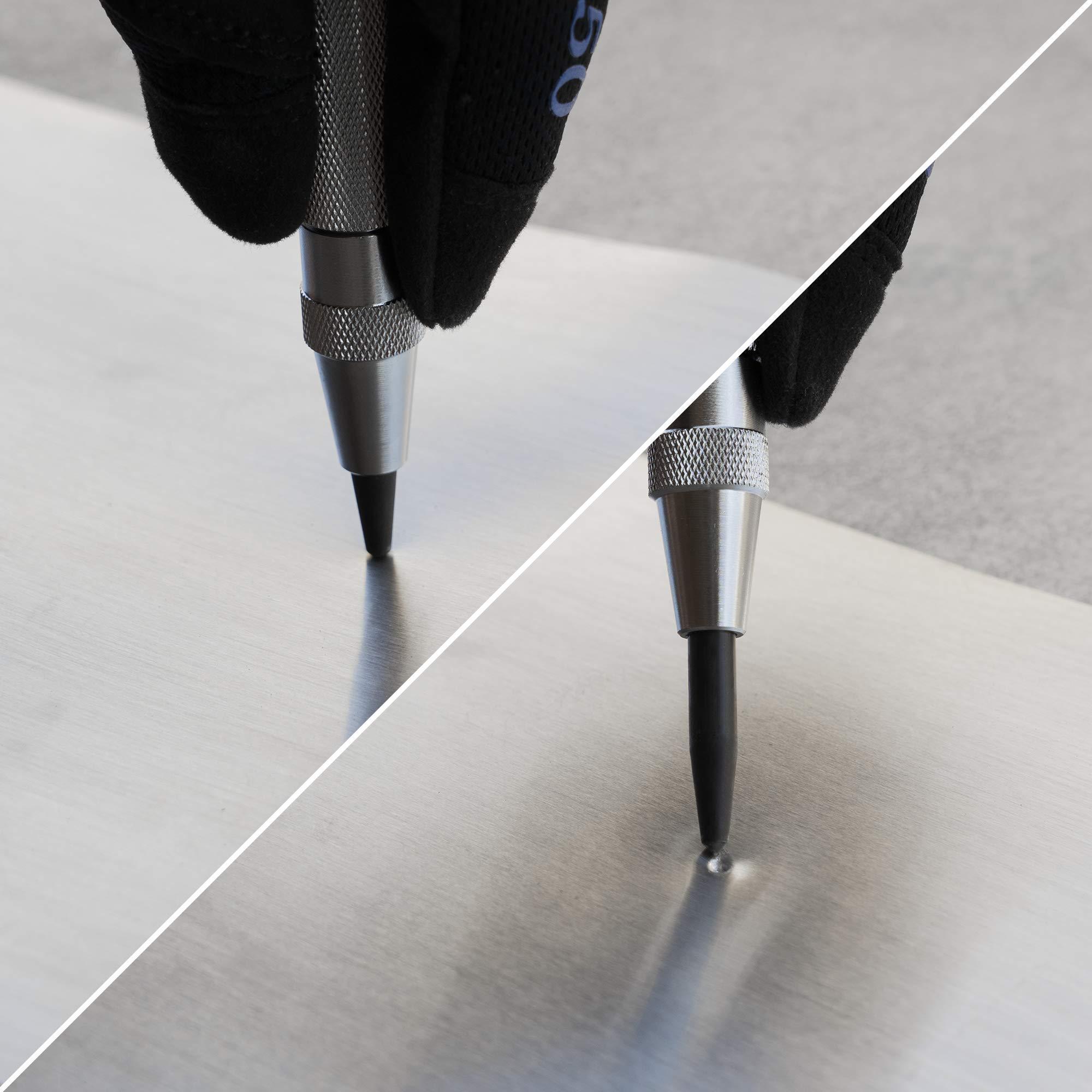 NEIKO 6in Automatic Center Hole Punch, Adjustable One-Handed