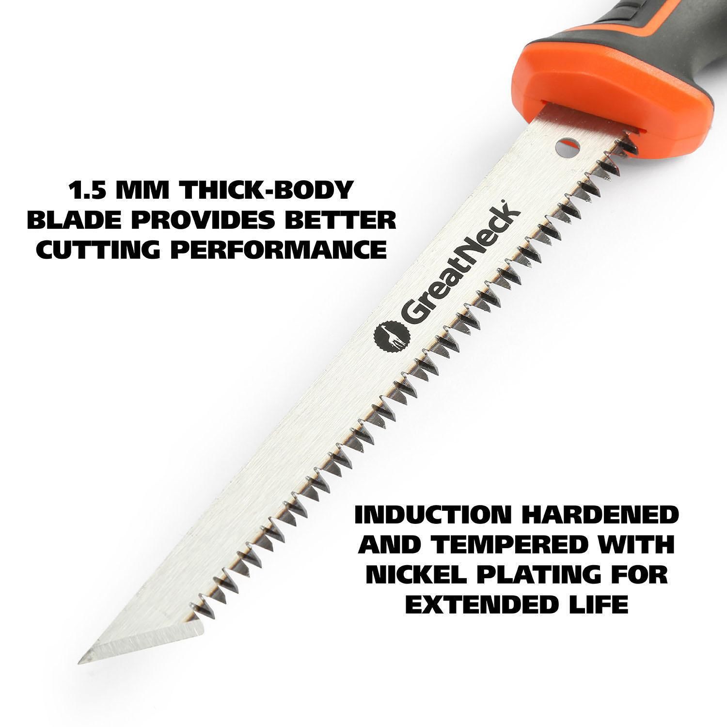 Great Neck 6in Single Edged Jab Drywall Saw | AutoZone