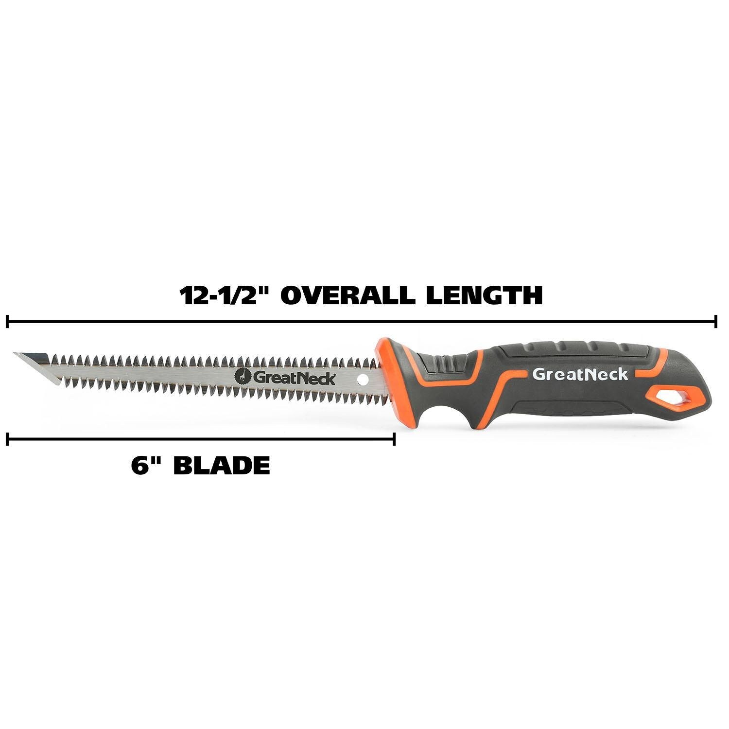 Great Neck 6in Double Edged Jab Drywall Saw | AutoZone