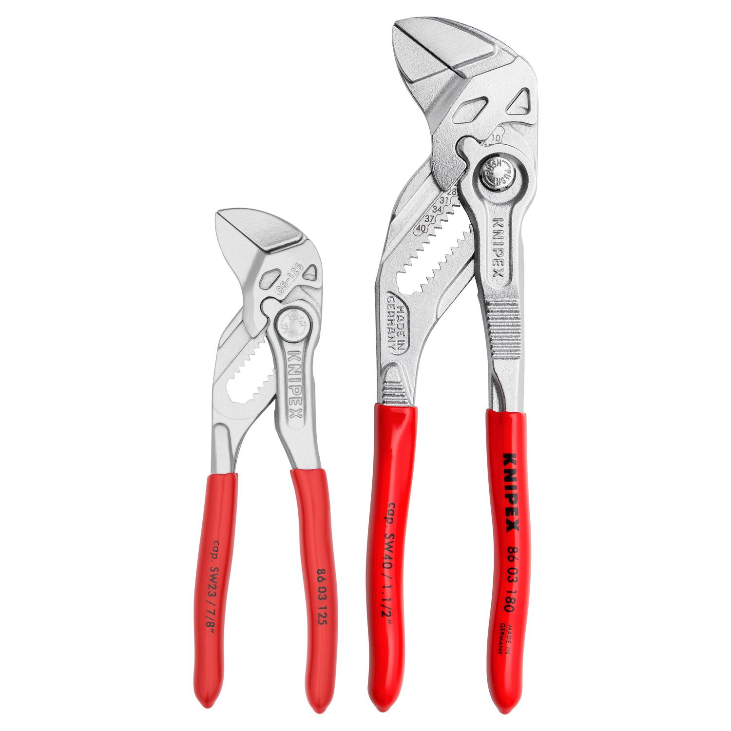 KNIPEX 5in, 7 1/4in Mini Pliers Wrench Set 2 Piece | AutoZone