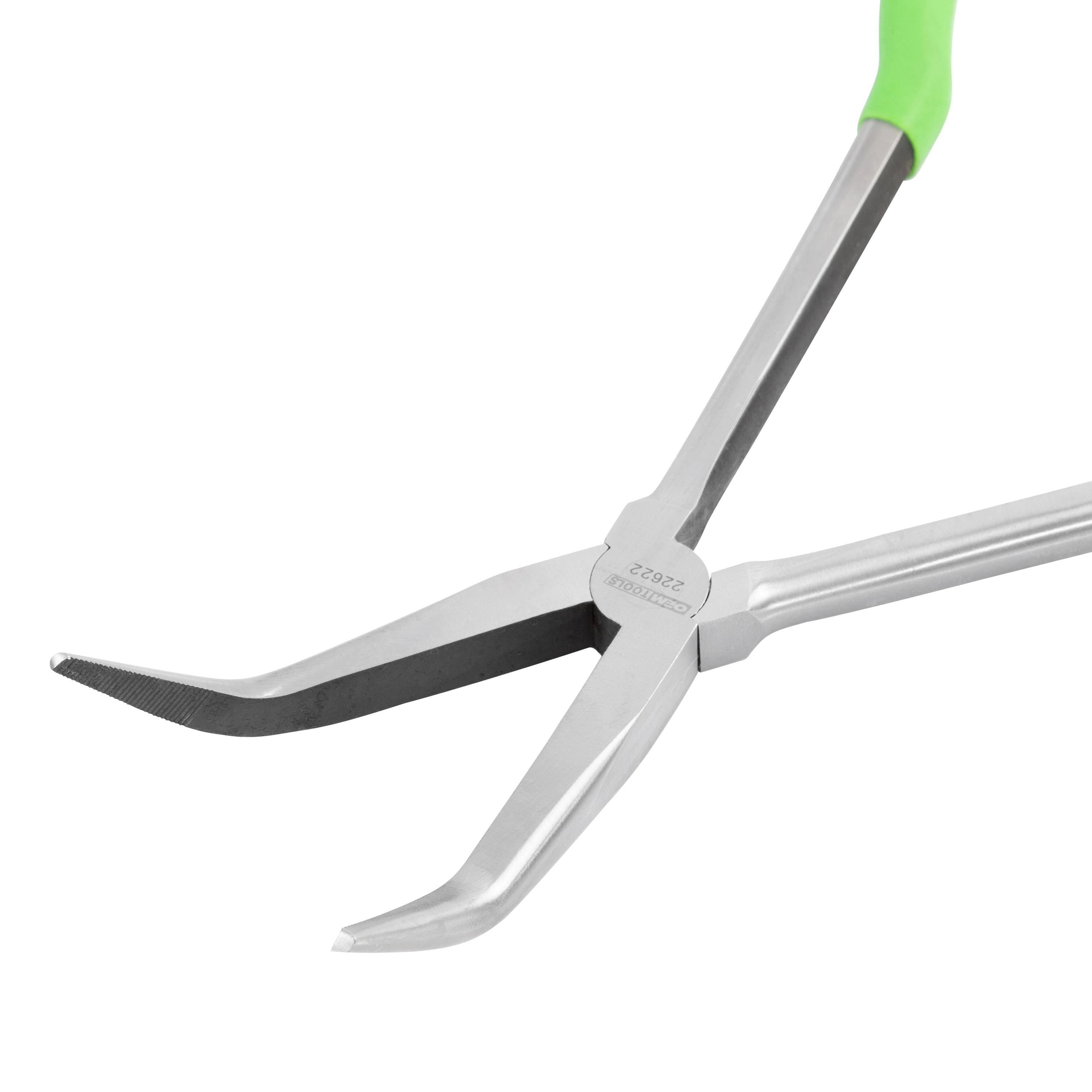 OEMTOOLS 11in Long 45 Degree Reach Nose Pliers | AutoZone