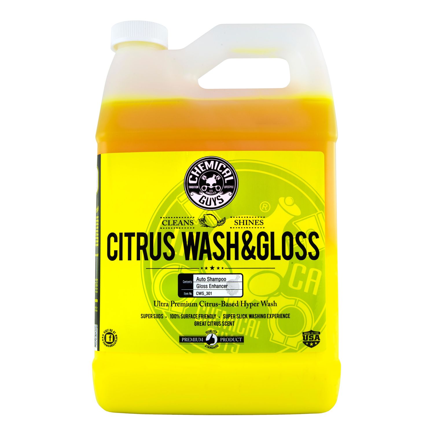 Chemical Guys Citrus Wash & Gloss Car Wash 1 gal | AutoZone