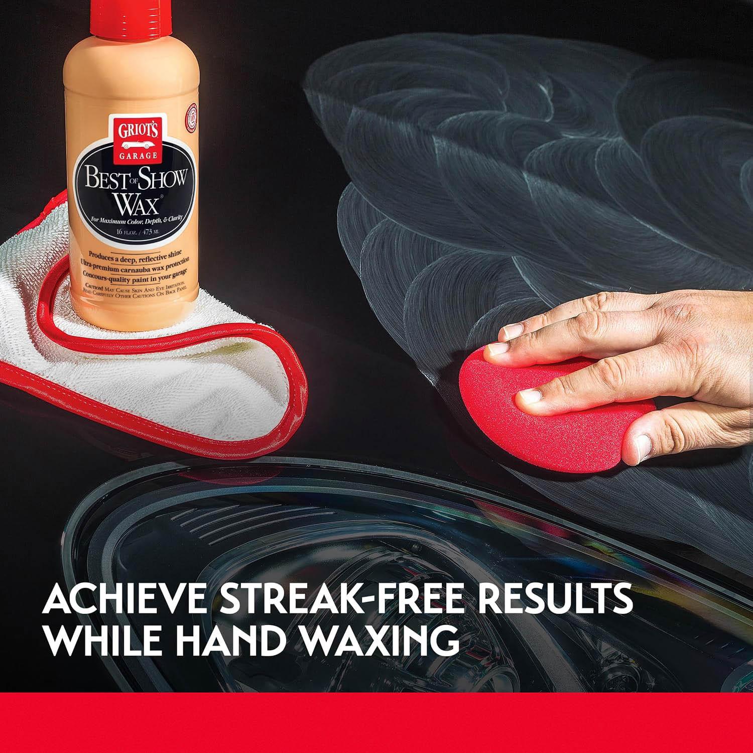 Griot's Garage Hand Wax Applicator Pads, 4.25 in, 3 Pack | AutoZone