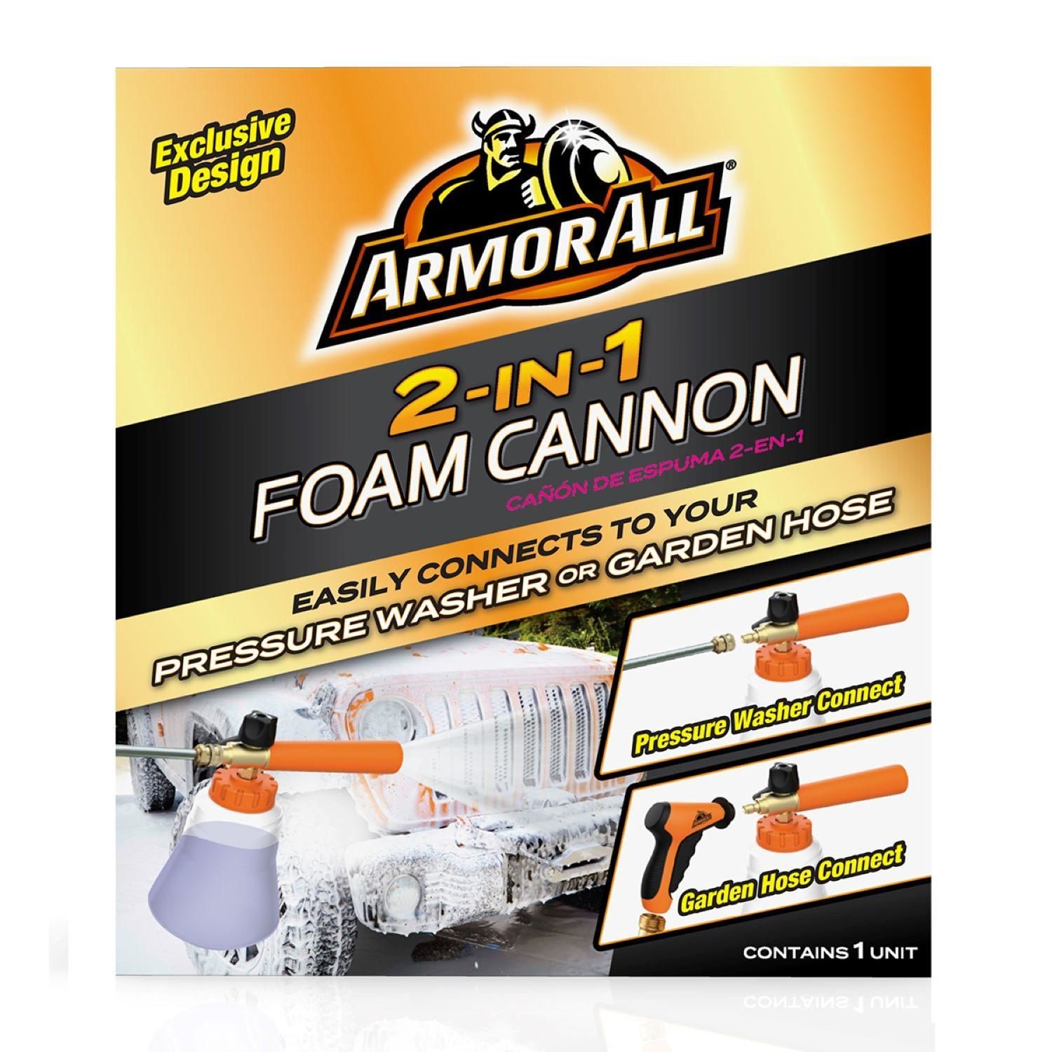 Armor All 2-in-1 Foam Cannon Kit, Foaming Car Wash Canister with