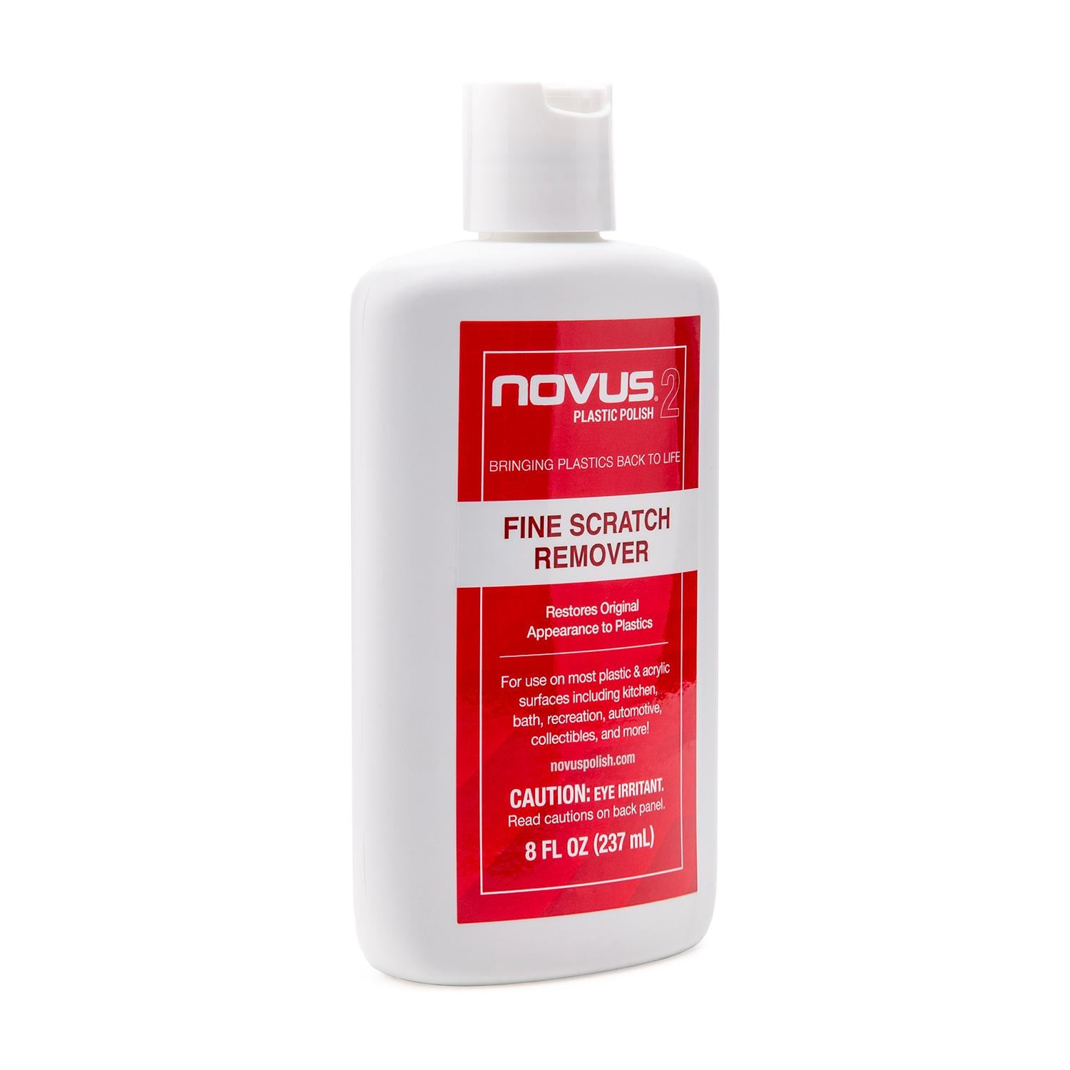 NOVUS Plastic Polish No.2 Fine Scratch Remover Bottle of 8oz