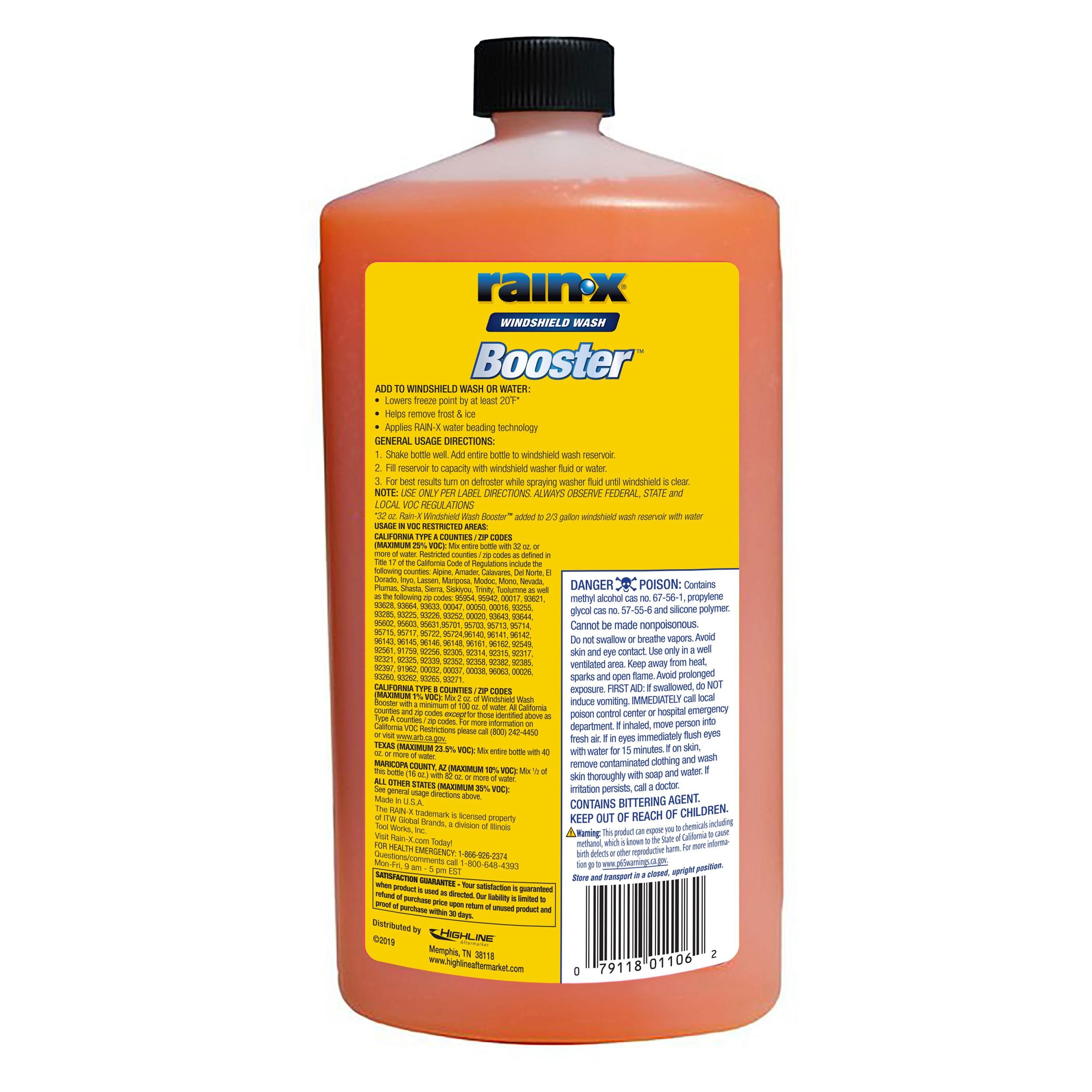 Rain-X Wash Booster 32oz | AutoZone