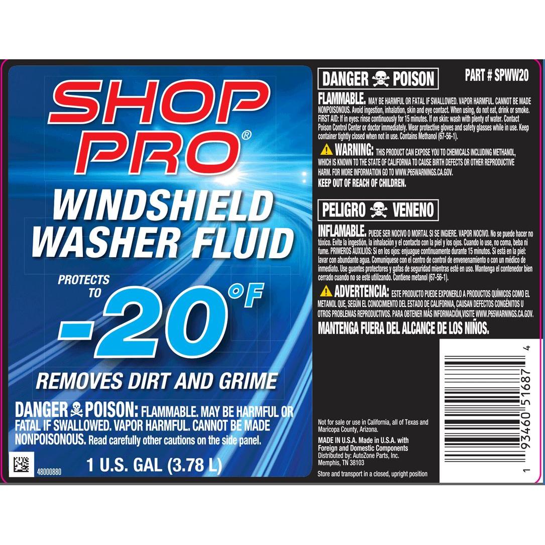 ●DARNe(LLL) SPLASH 1-Gallon De-icer Windshield Washer Fluid 239192-35 at Lowes.com