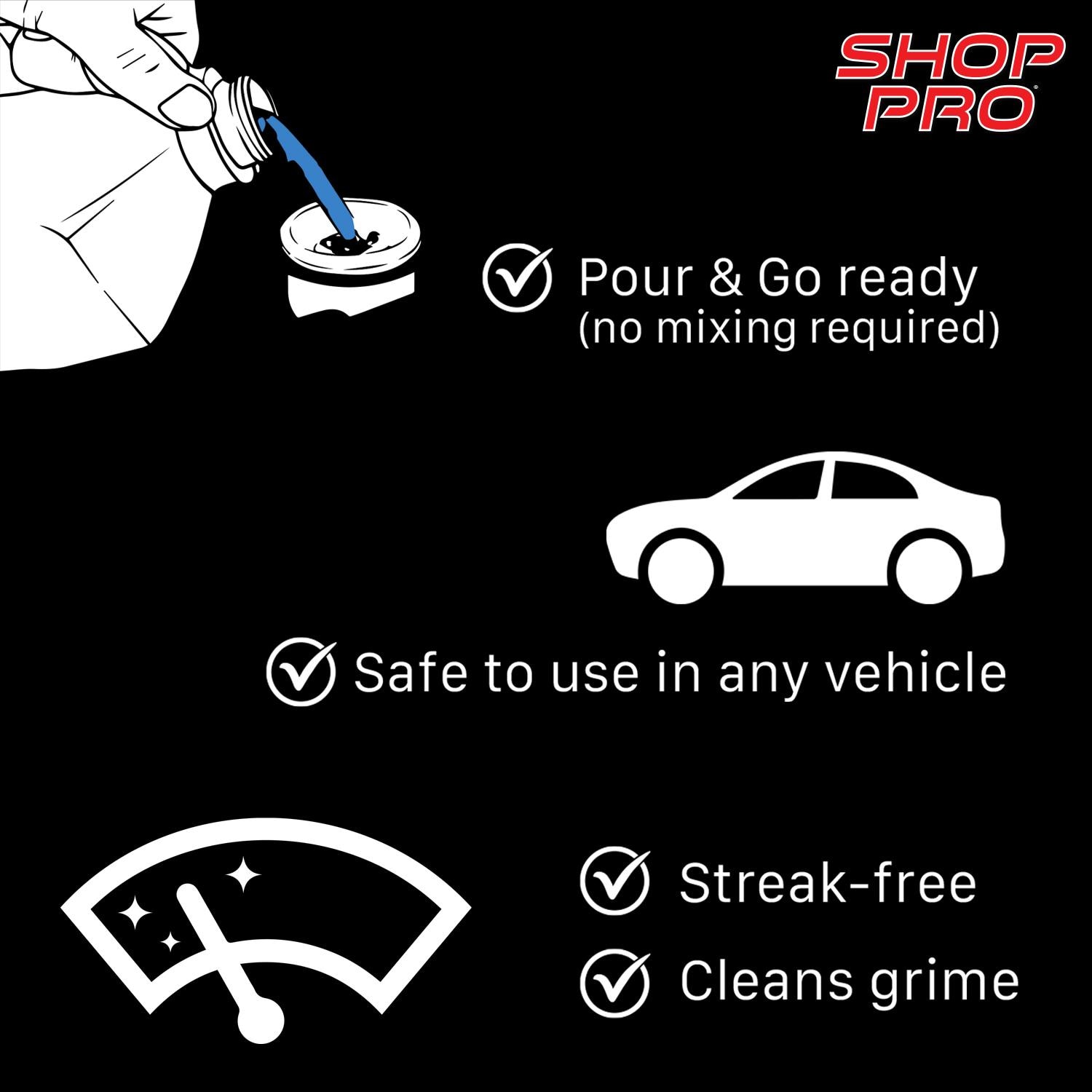 ShopPro Windshield / Headlight Washer Fluid | AutoZone