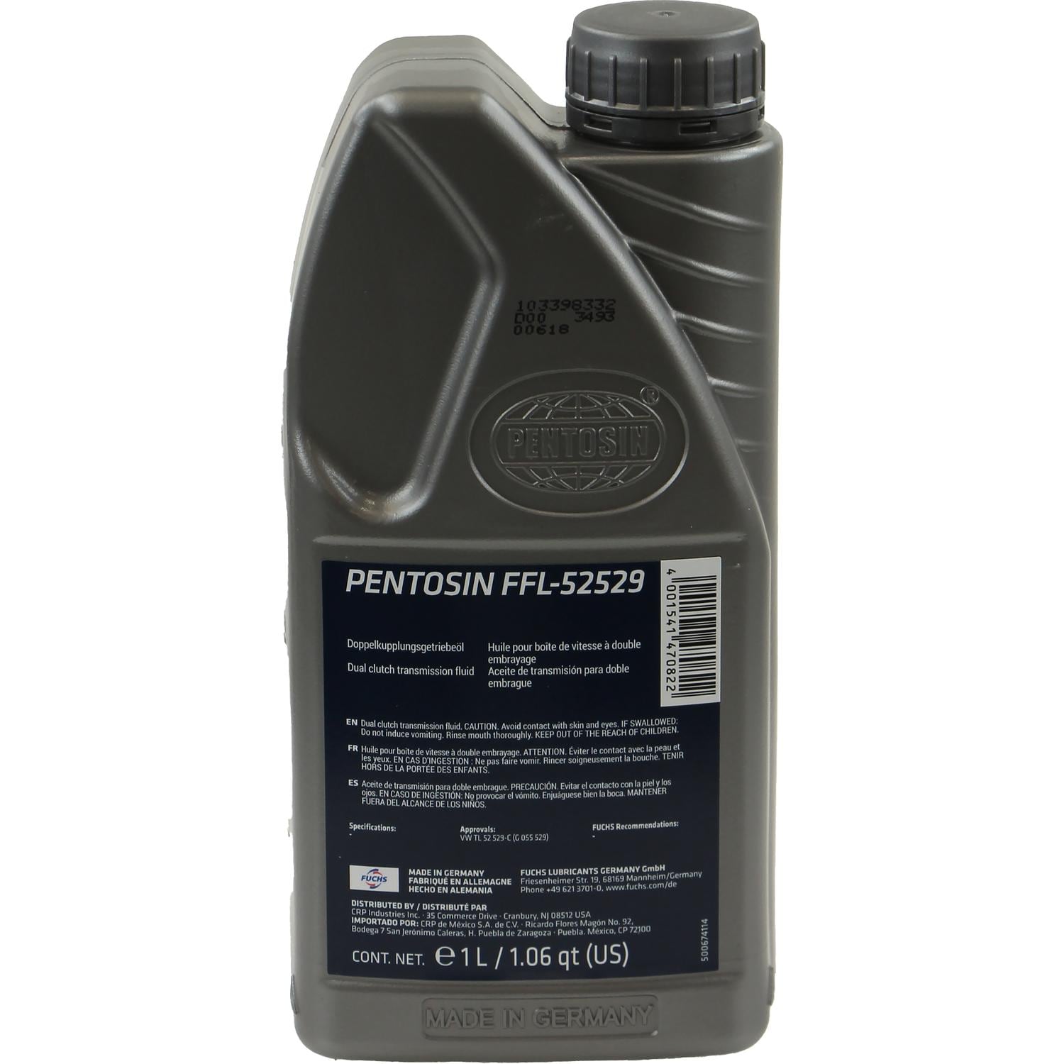 Pentosin Automatic Dual Clutch Transmission Fluid 1070107 | AutoZone
