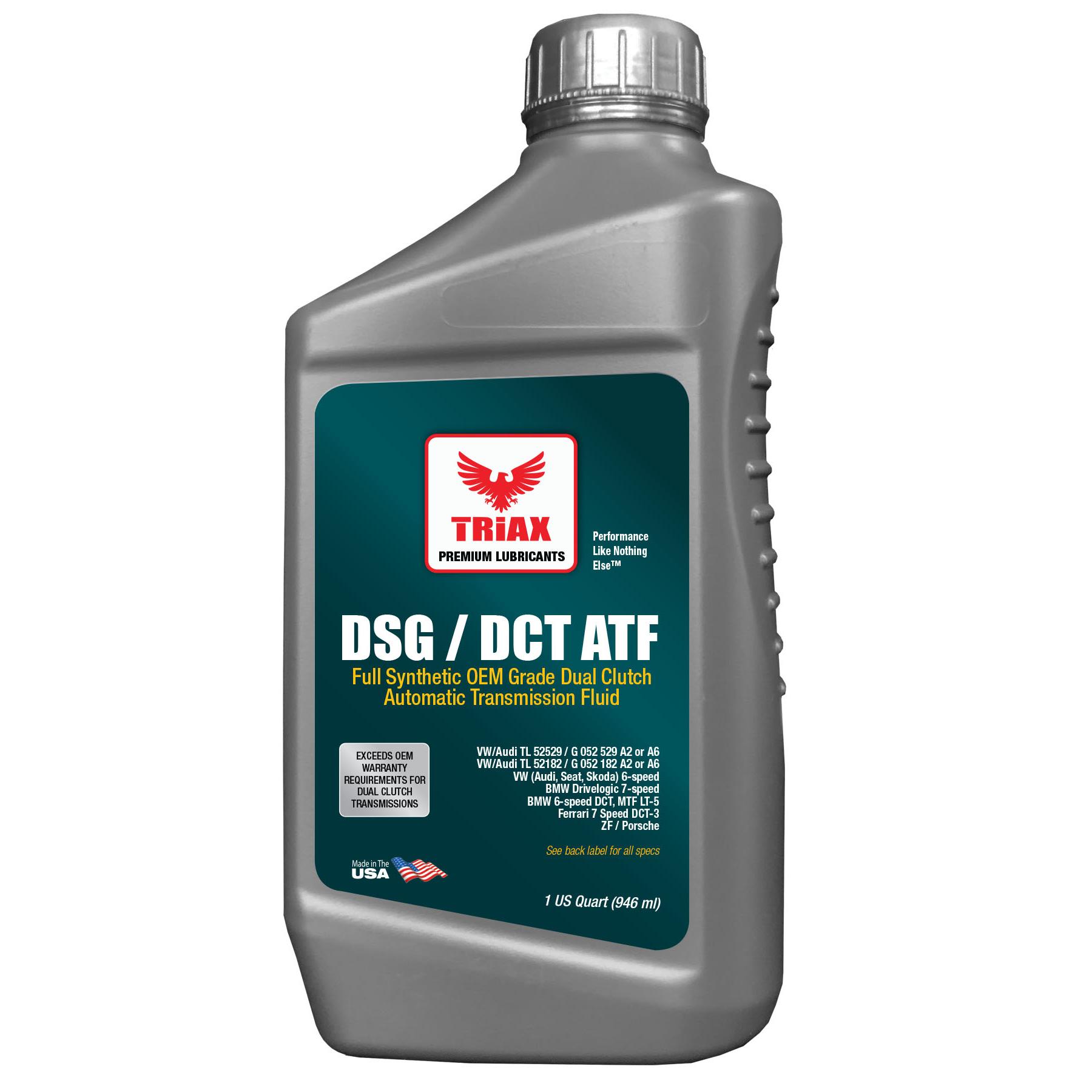 Triax Lubricants DSG OEM Grade Full Synthetic Dual Clutch