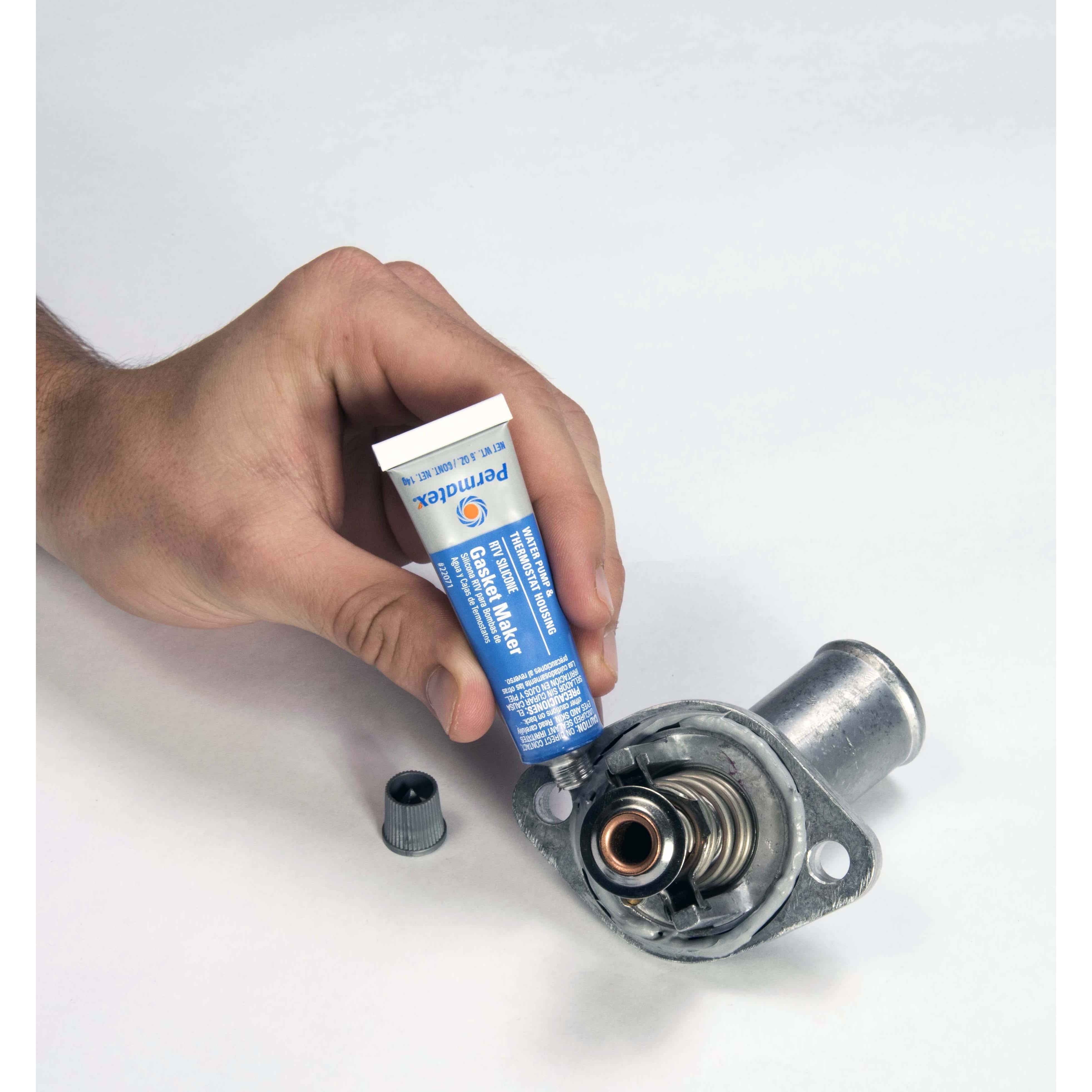 Permatex Blue RTV Silicone Water Pump Thermostat Gasket Maker 0.5 oz