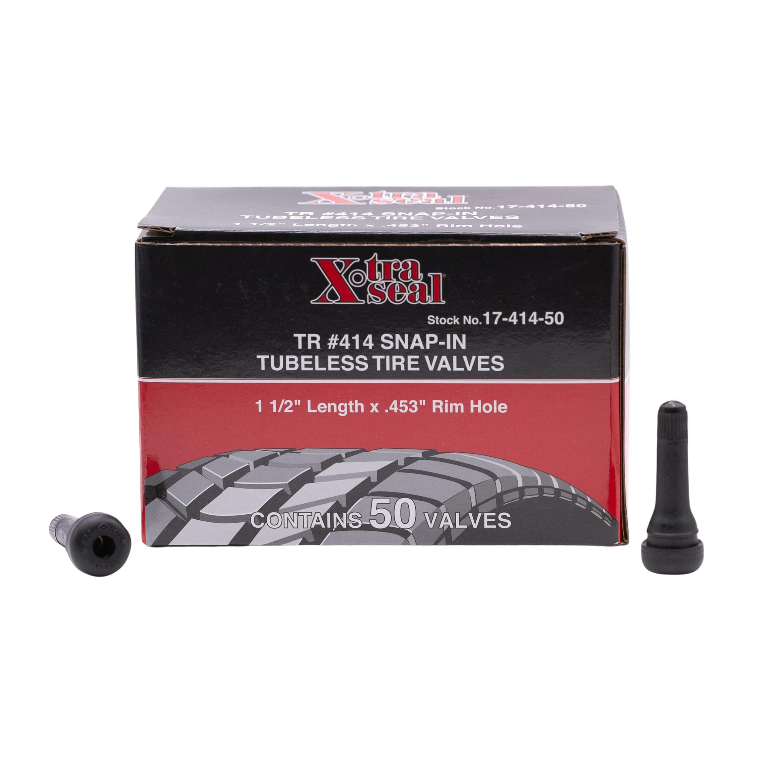 Y1181 Futra プロトタイプ 5Strings VNA アウトレット X-tra Seal 1 1/2in Snap-In Tubeless Tire Valve 50 Pack | AutoZone