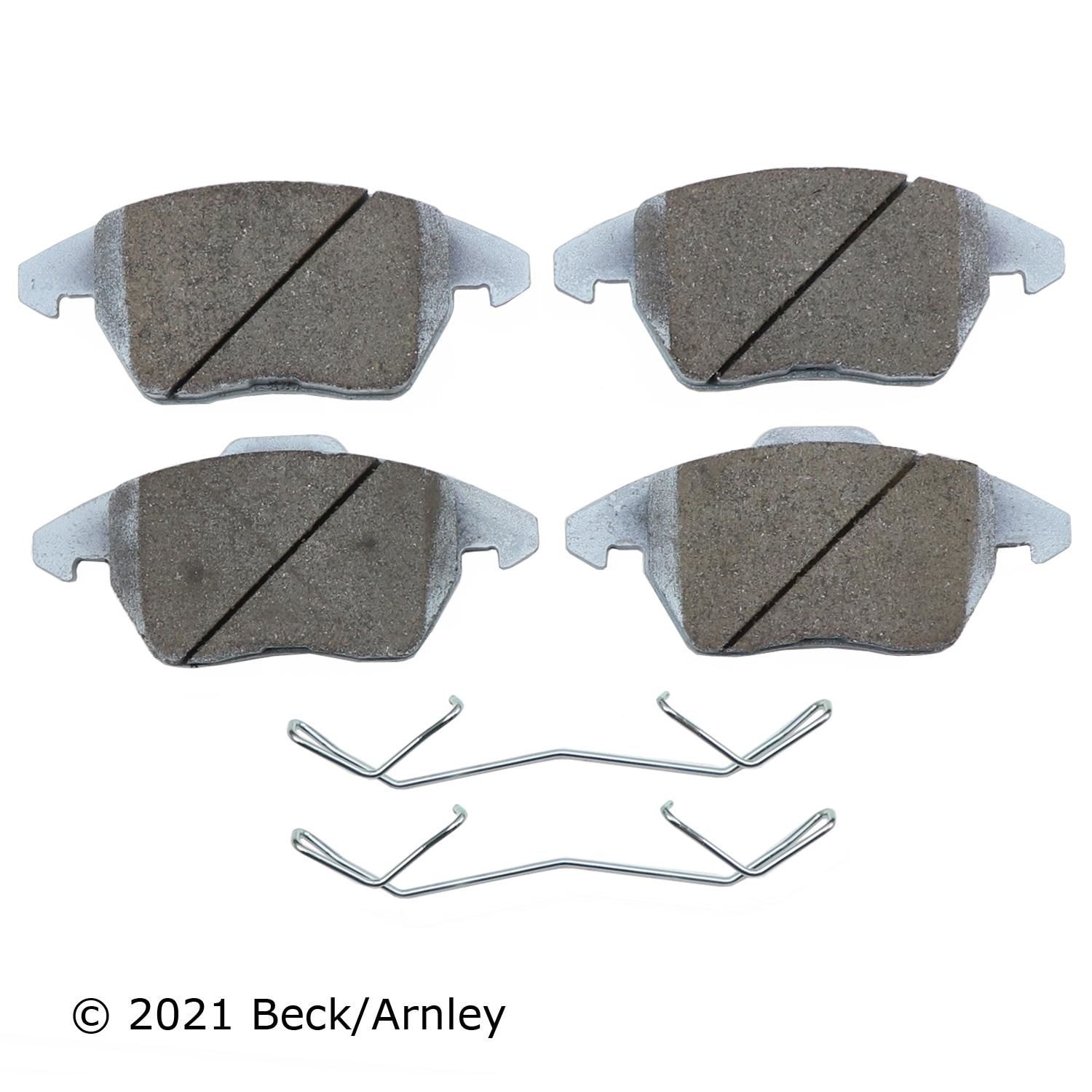 Beck/Arnley Ceramic Brake Pads 085-6978