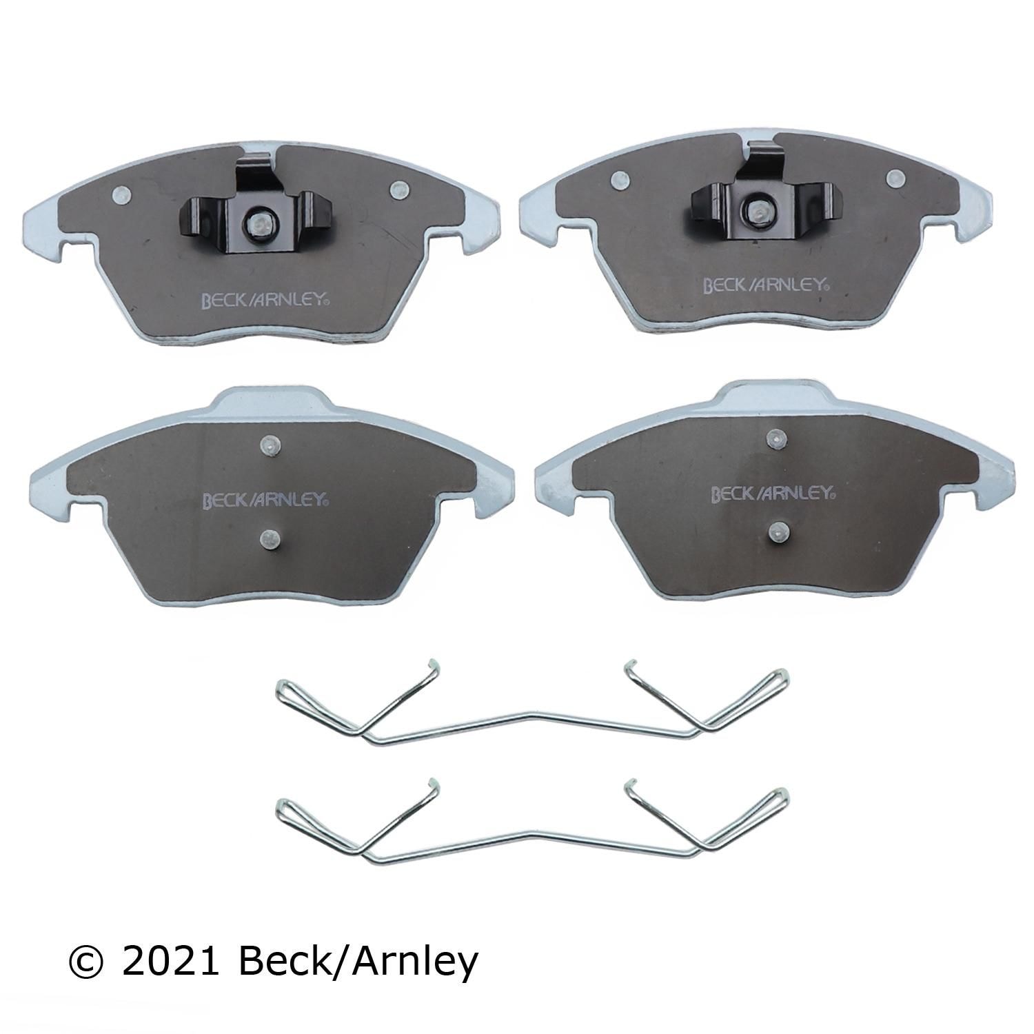 Beck/Arnley Ceramic Brake Pads 085-6978