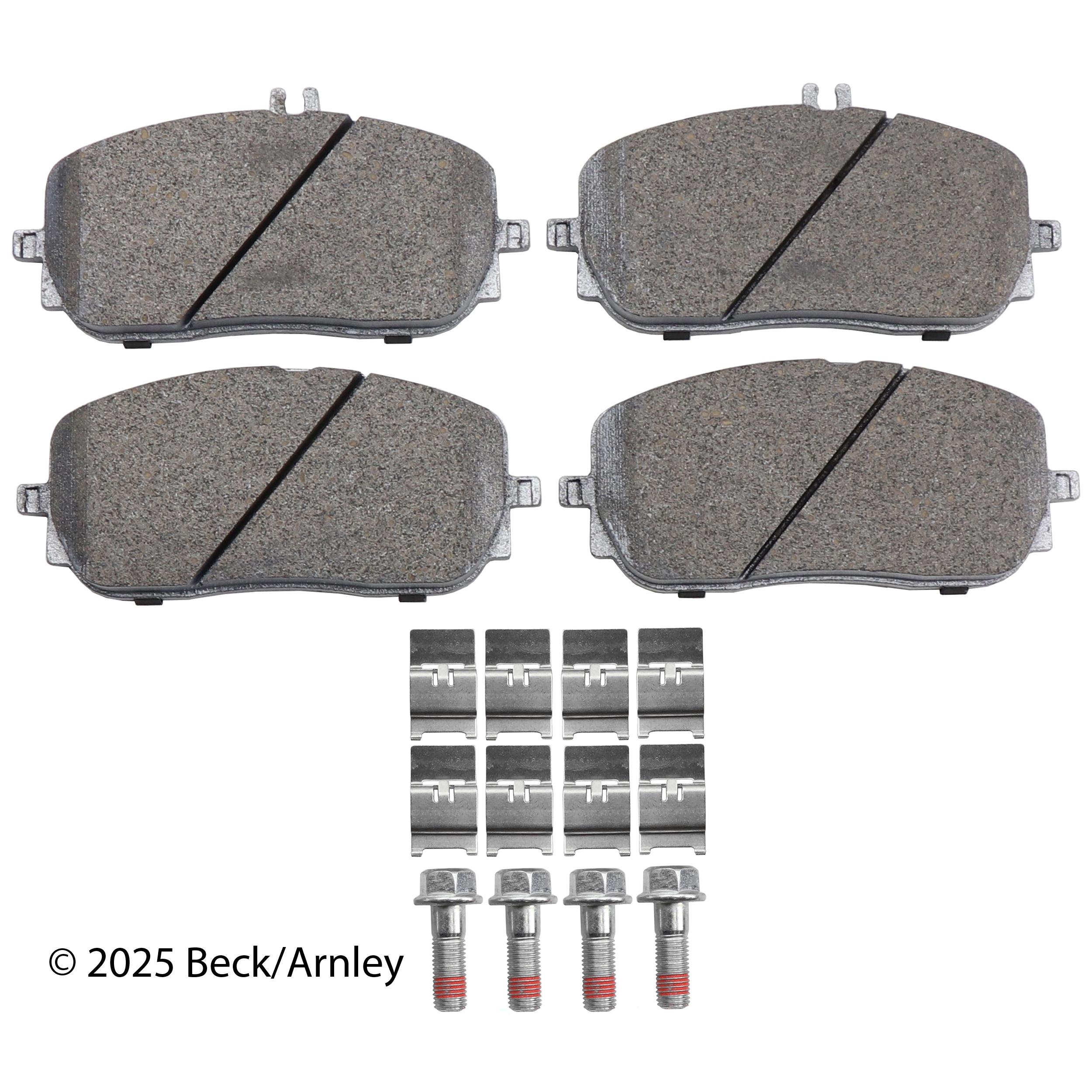 Beck/Arnley Ceramic Premium Brake Pads 085-7160 | AutoZone