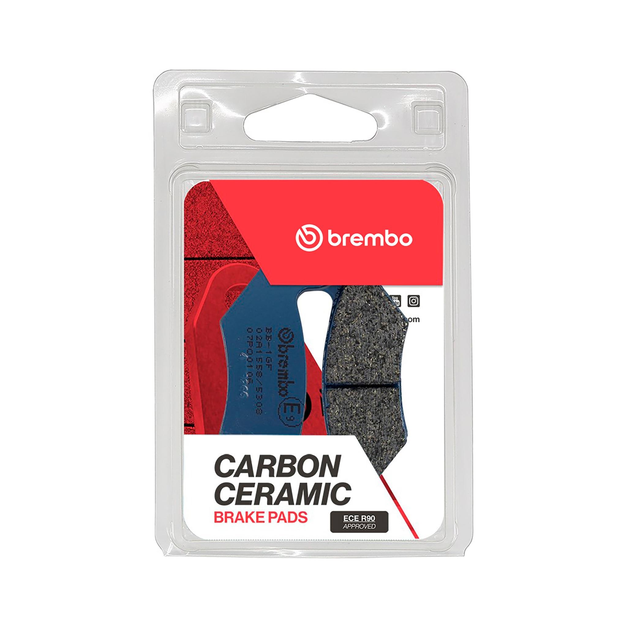 Brembo Carbon Fiber Ceramic Premium Brake Pads 07PO0106 | AutoZone