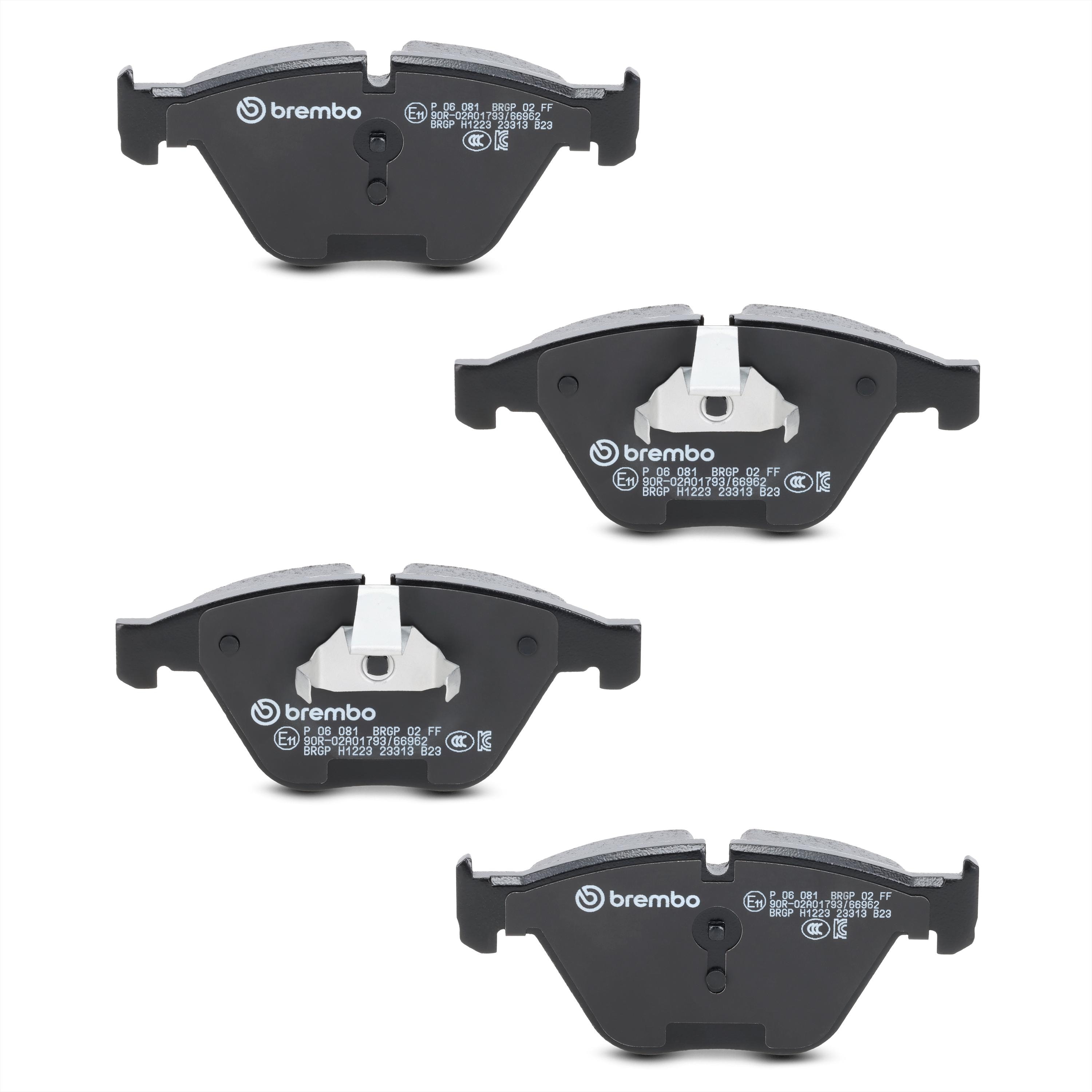 Brembo Ceramic Premium Brake Pads P06081N | AutoZone