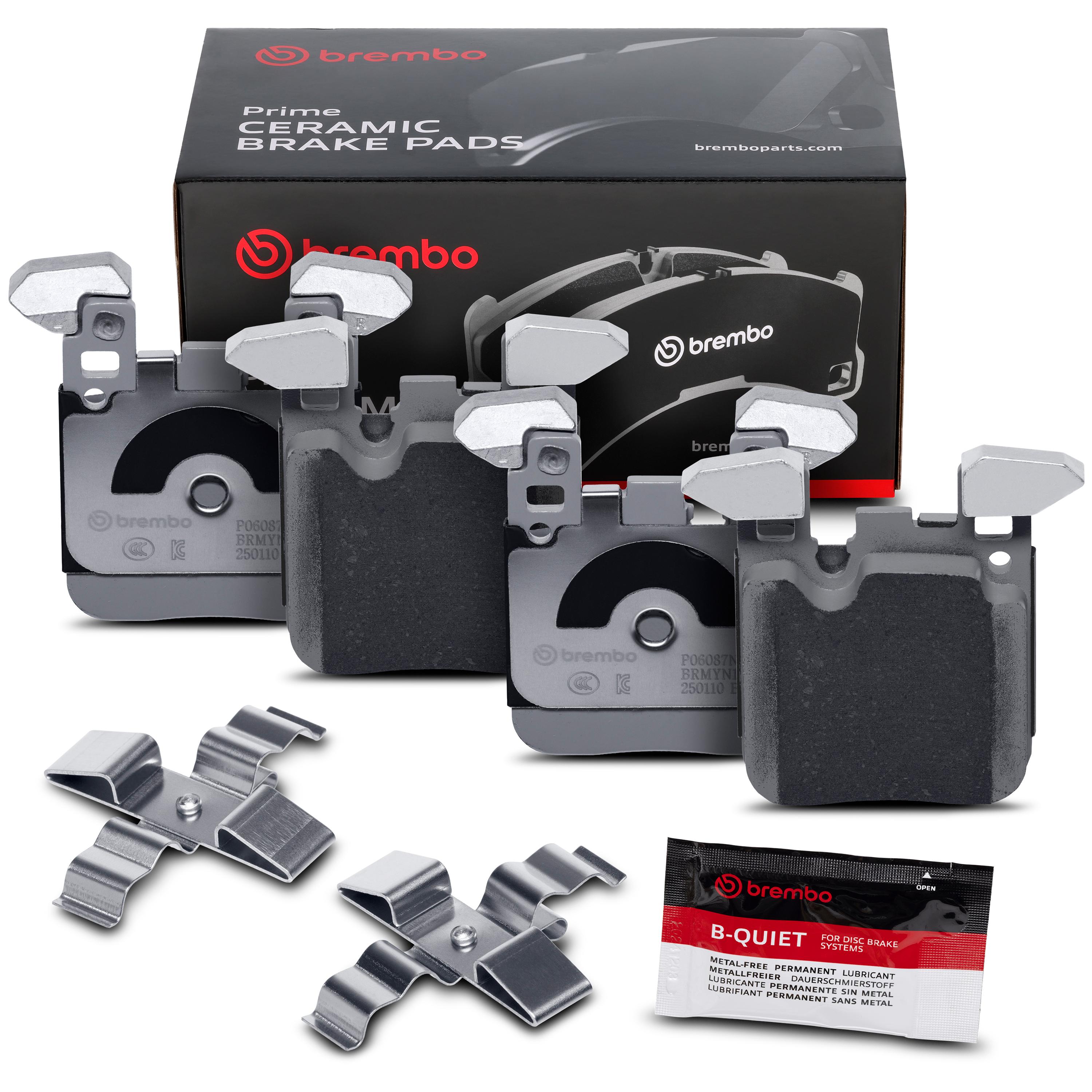 Asianautos Full Ceramic Brake Pads (Front & Rear) – For BMW 328i 2012-2016
