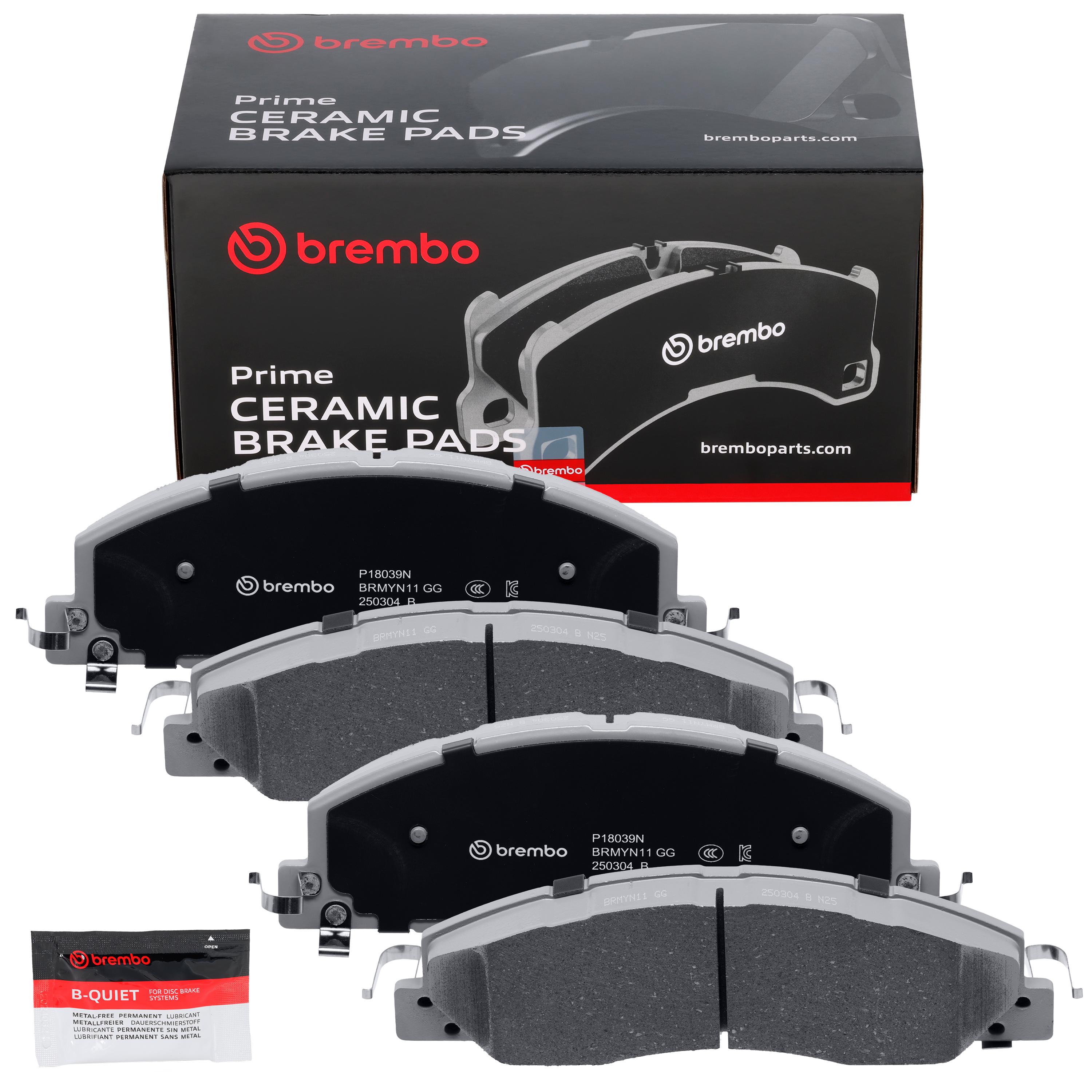 Brembo Ceramic Premium Brake Pads P18039N | AutoZone