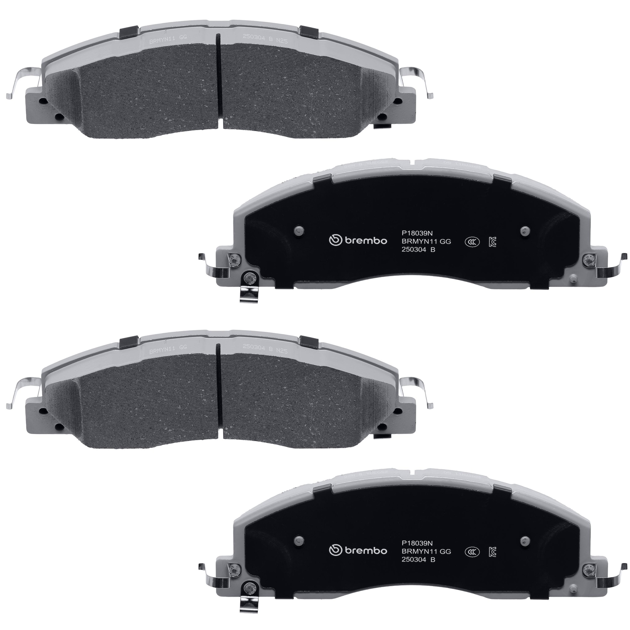Brembo Ceramic Premium Brake Pads P18039N | AutoZone