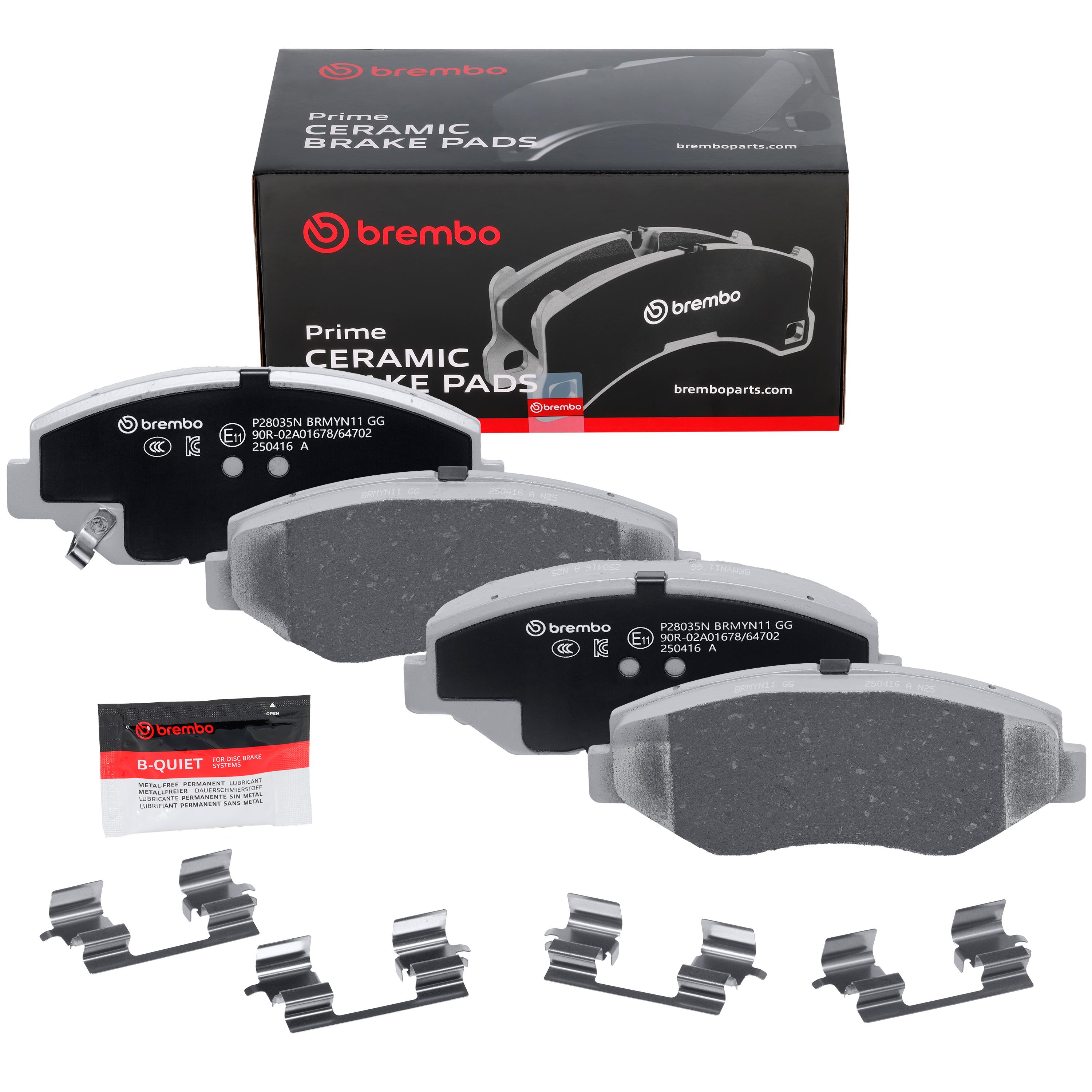 Brembo Ceramic Premium Brake Pads P28035N | AutoZone