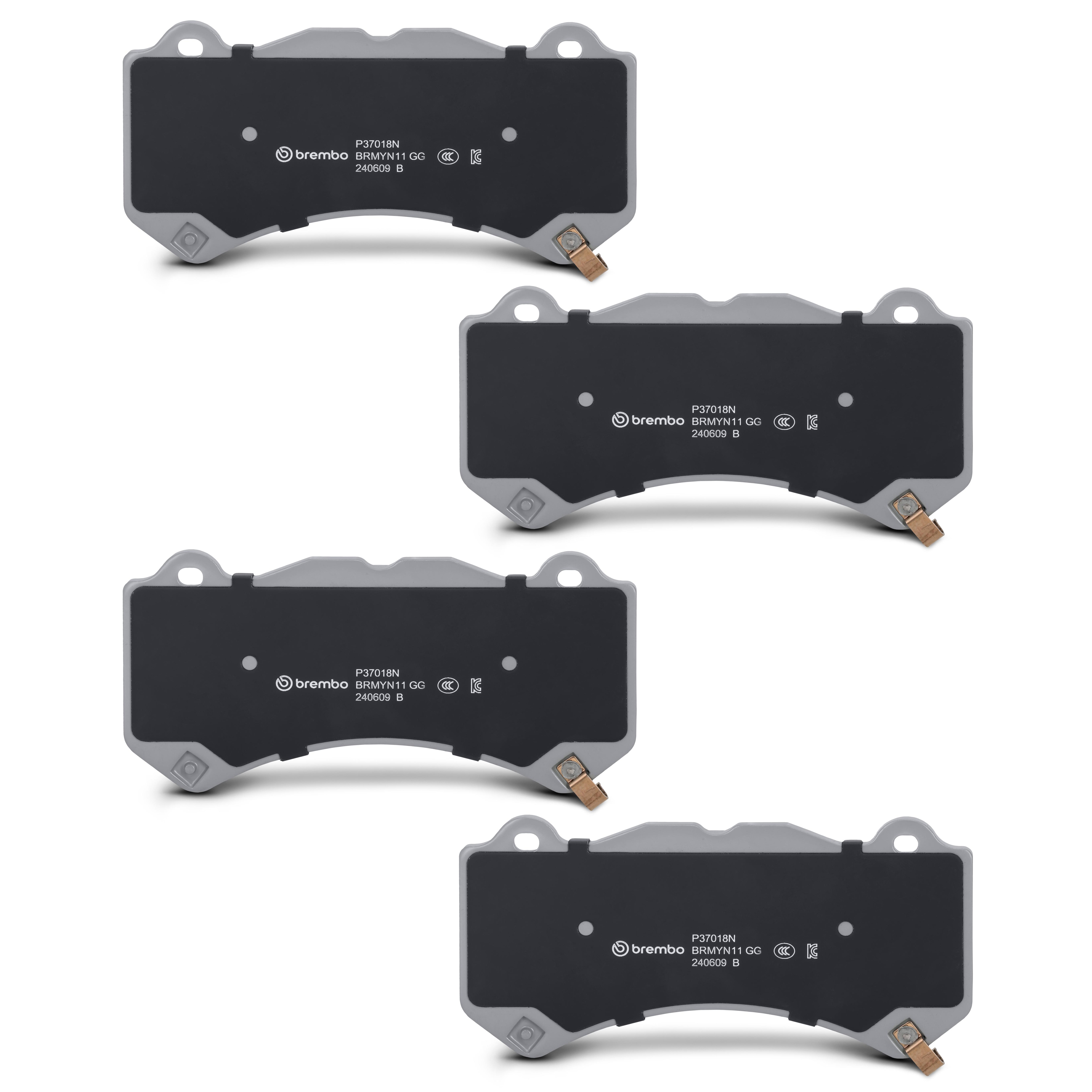 Brembo Ceramic Premium Brake Pads P37018N | AutoZone