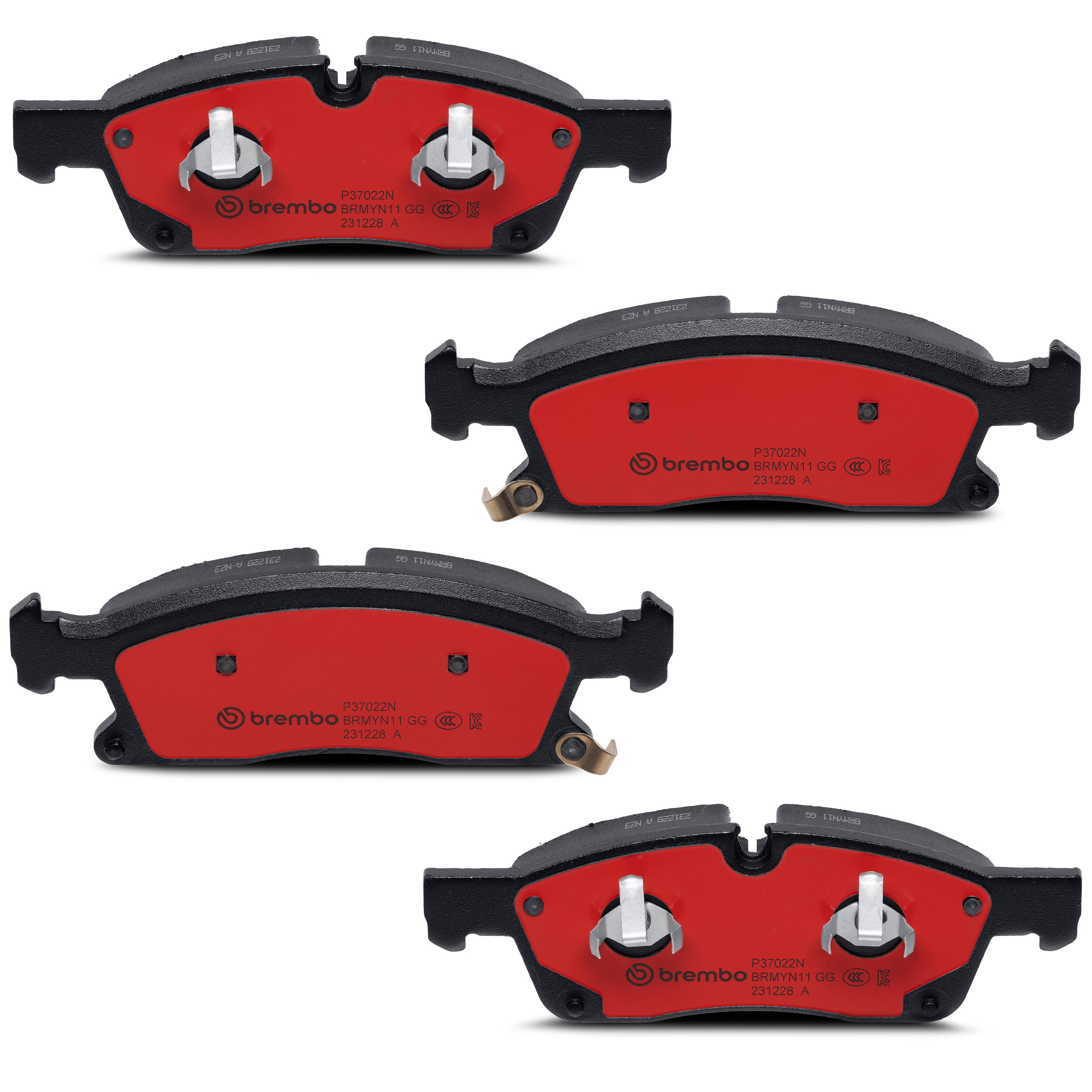 Brembo Ceramic Premium Brake Pads P37022N | AutoZone
