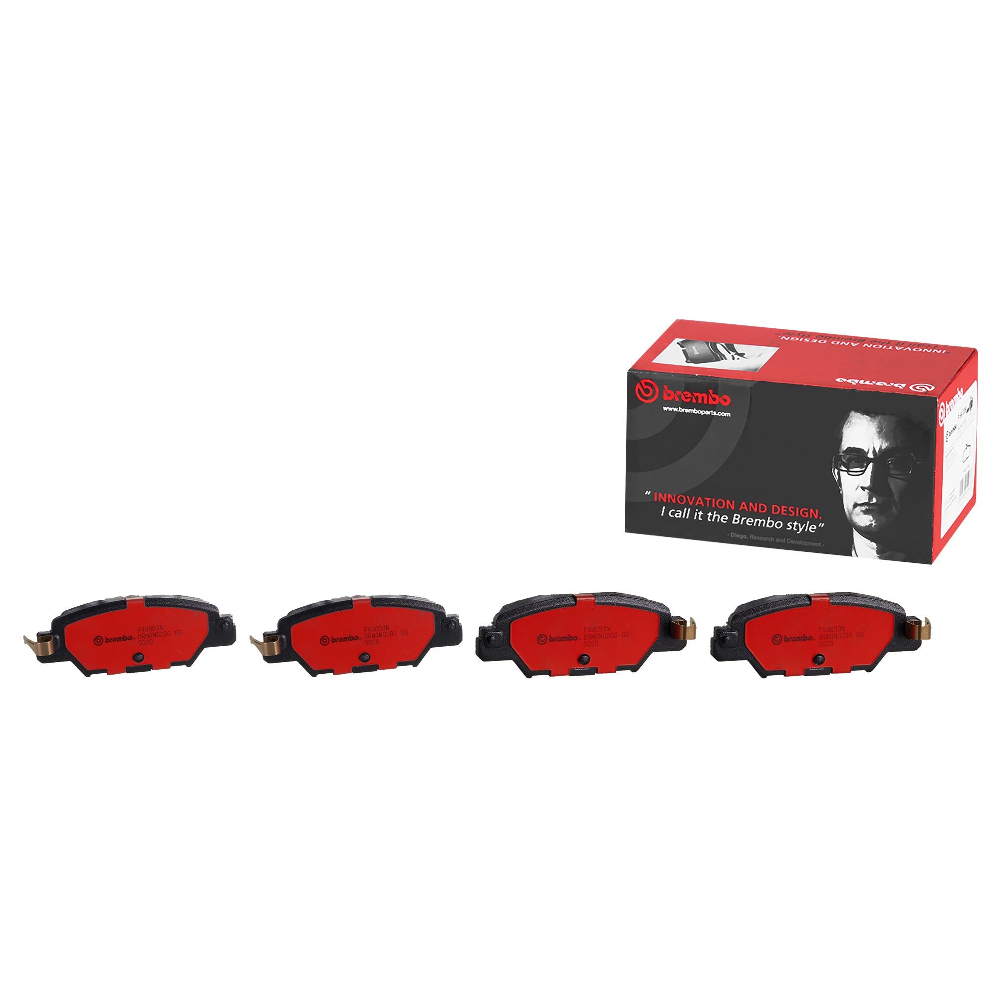 Brembo ブラックパッド 前後1台分（P09 004/P56 048） Brake pad