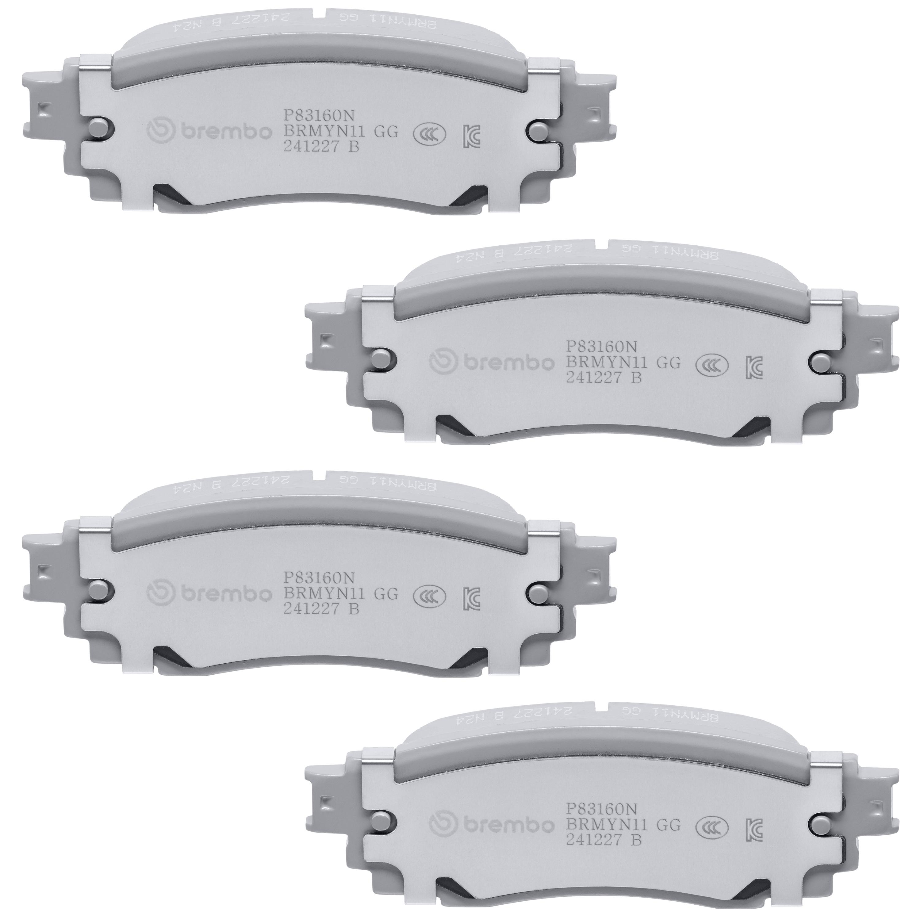 Brembo Ceramic Premium Brake Pads P83160N | AutoZone