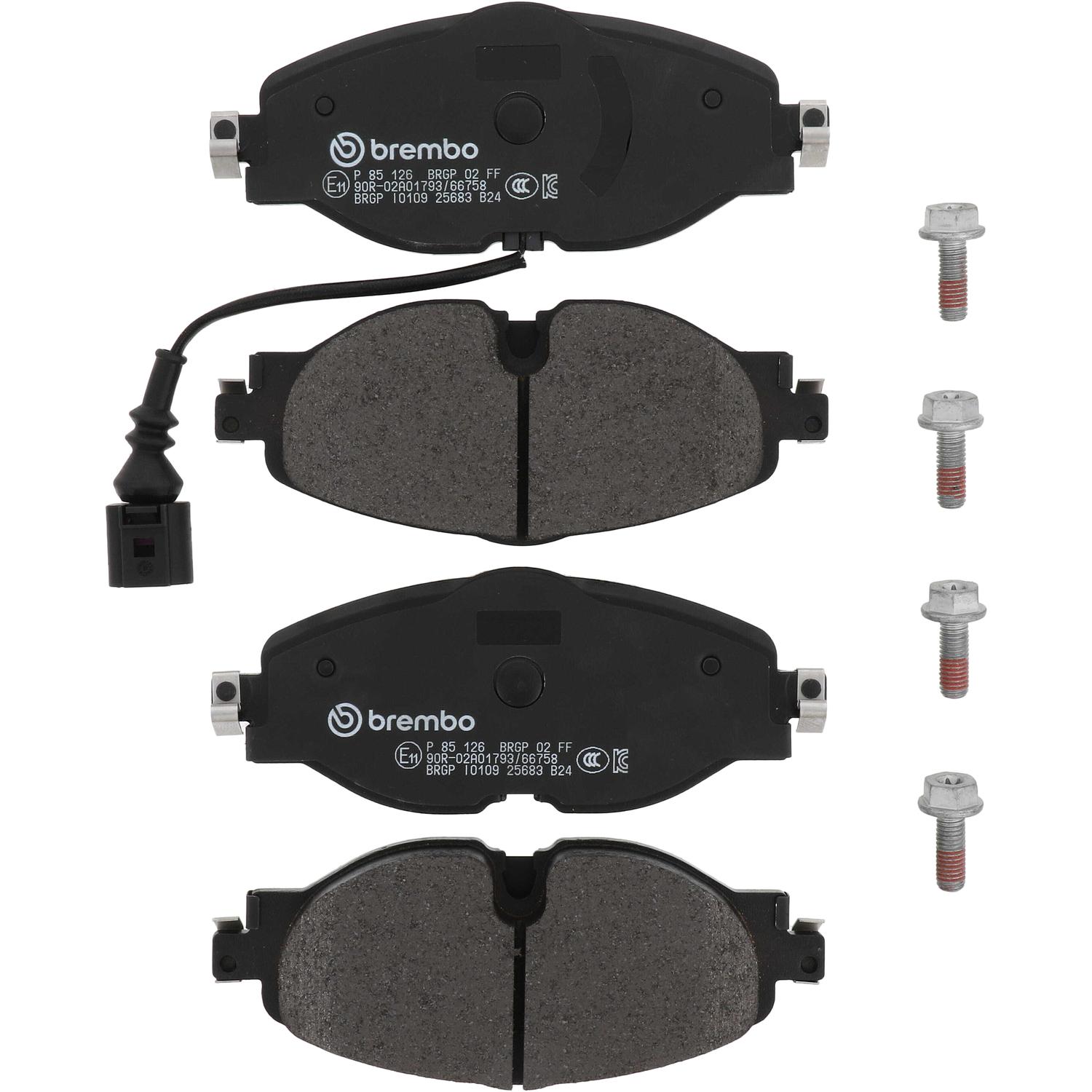 ヒ口　3/6 Brembo Low-Metallic Premium Brake Pads P85126 | AutoZone