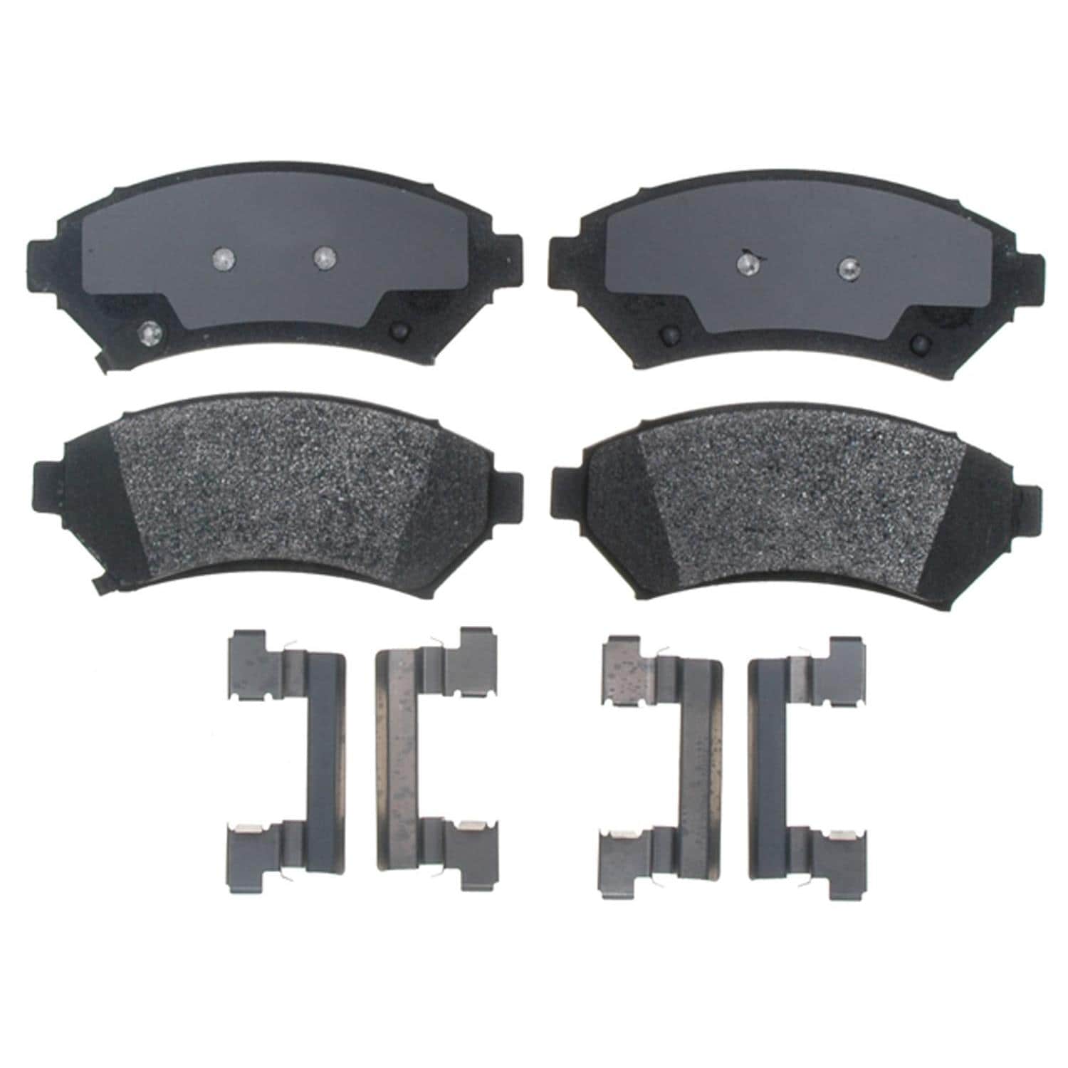 ACDelco Front Semi-Metallic Brake Pads - 17D966MH - O'Reilly Auto Parts