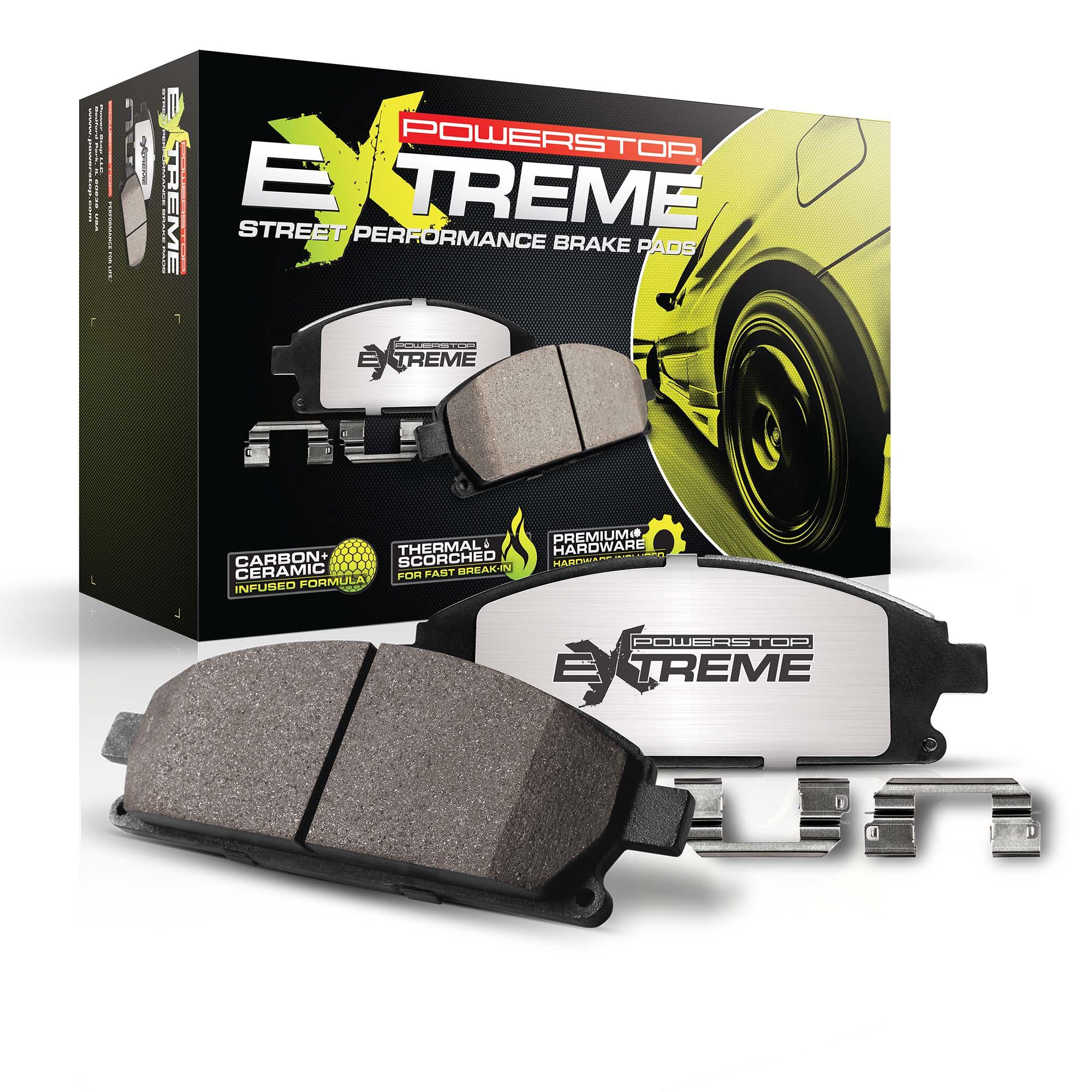 ボーノ　3点セット Powerstop Z26 Extreme Carbon Fiber Ceramic Street Warrior