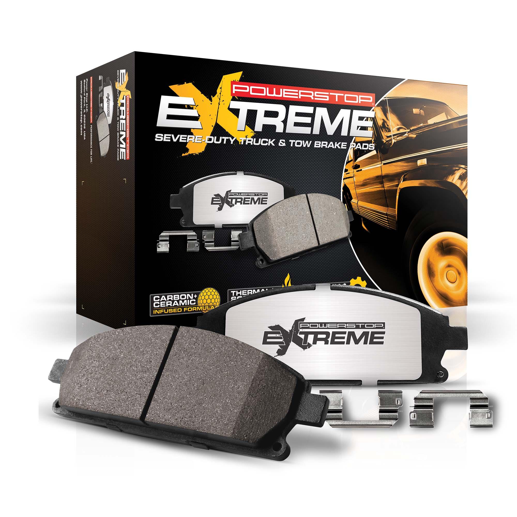 PowerStop Z36 Extreme Carbon Fiber Ceramic Truck & Tow Performance Brake Pads Z36-2304