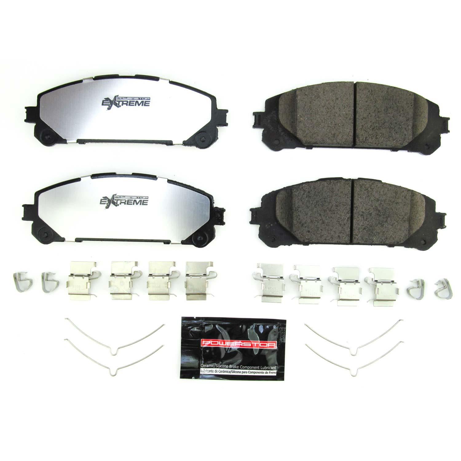 PowerStop Z36 Extreme Carbon Fiber Ceramic Truck & Tow Performance Brake Pads Z36-2304