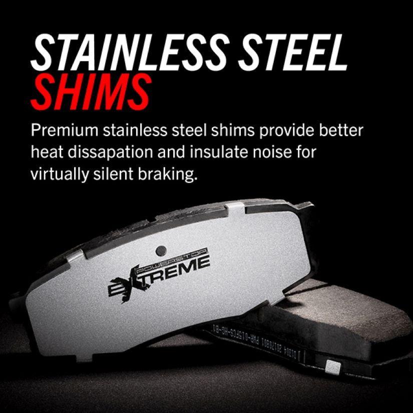 PowerStop Z36 Extreme Carbon Fiber Ceramic Truck & Tow Performance Brake Pads Z36-2304