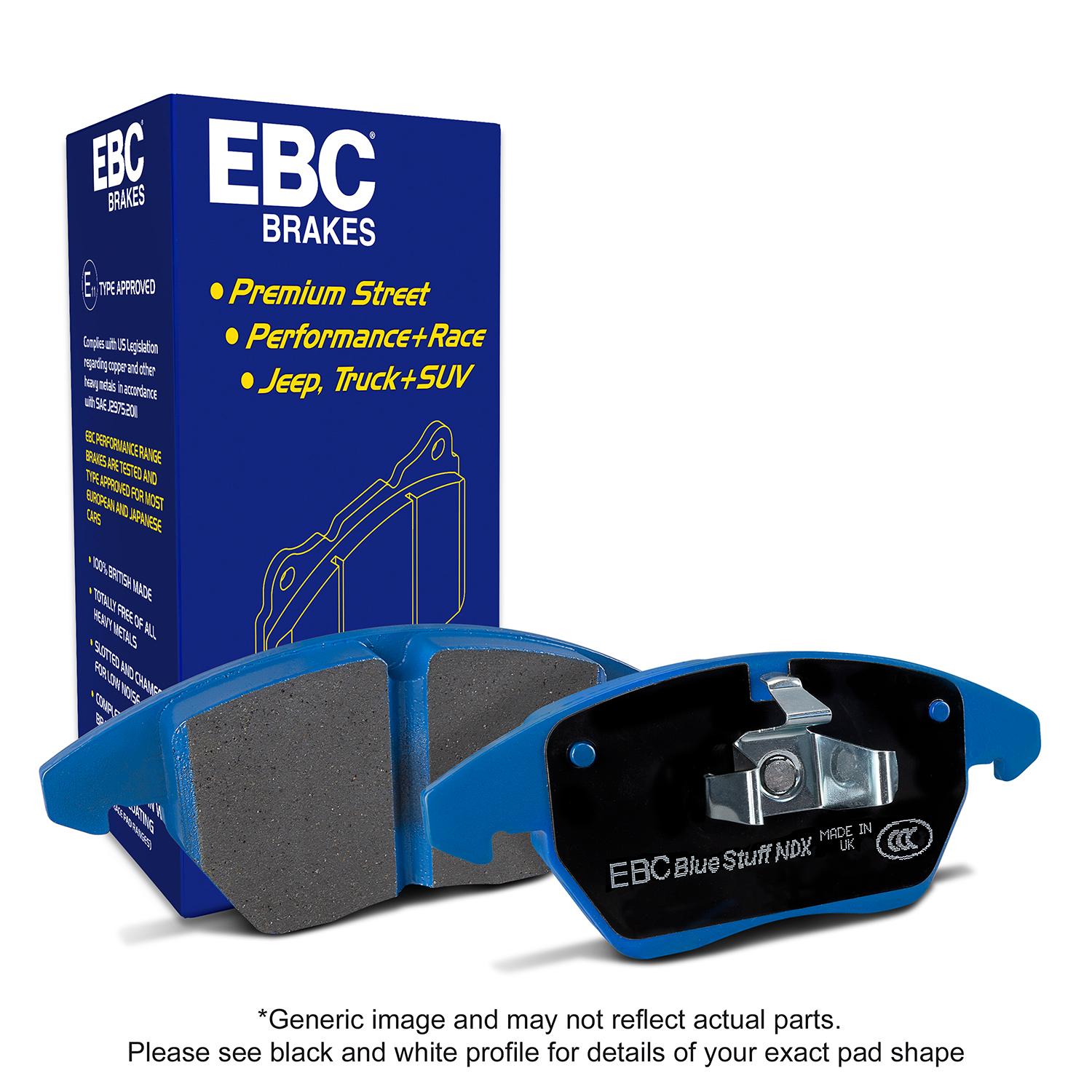 EBC Bluestuff NDX Organic Performance Brake Pads DP51791NDX | AutoZone